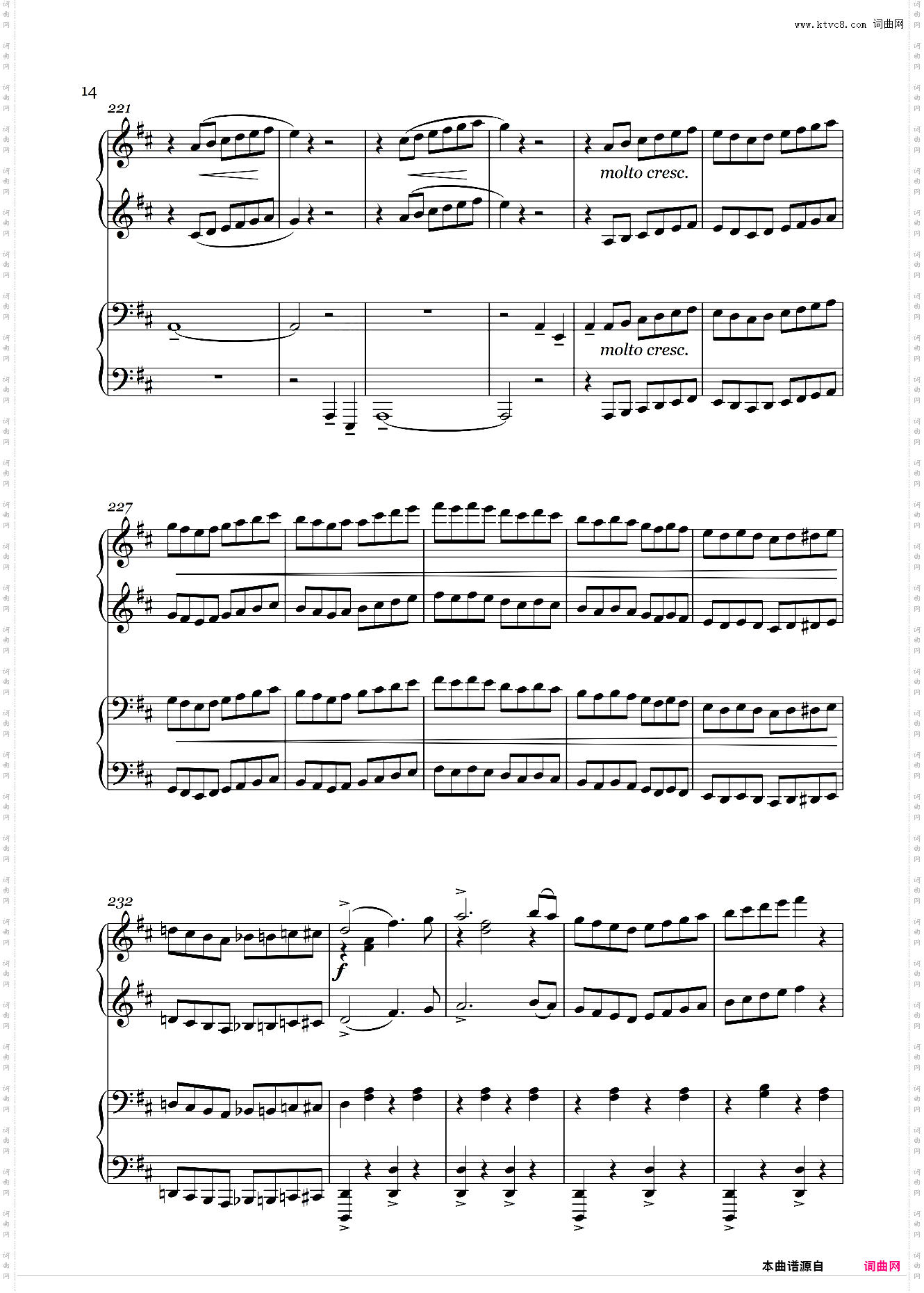 【四手联弹】鲁斯兰与柳德米拉-序曲 Ruslan and Lyudmila Overture