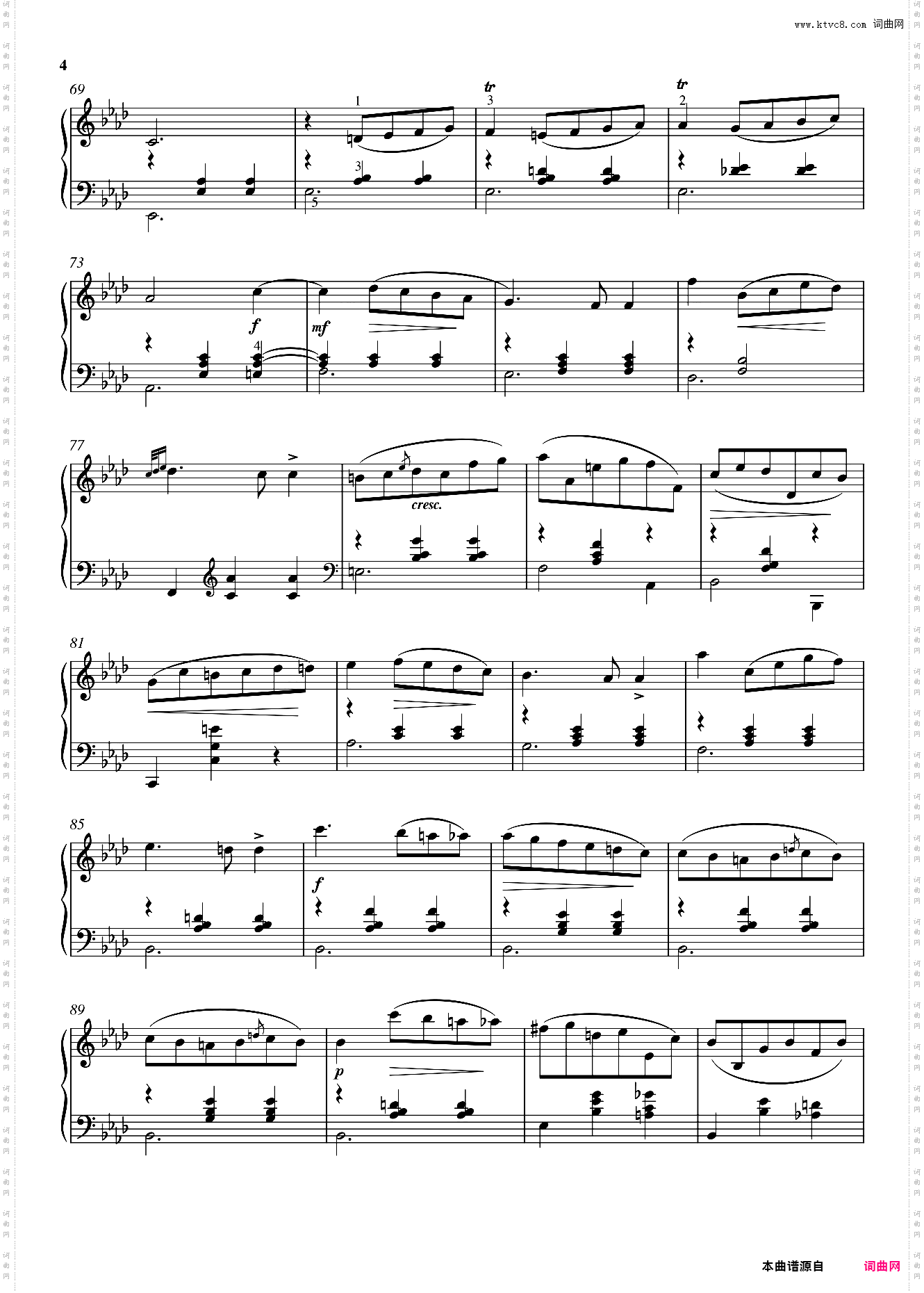 圆舞曲 Op·70 No·2，肖邦