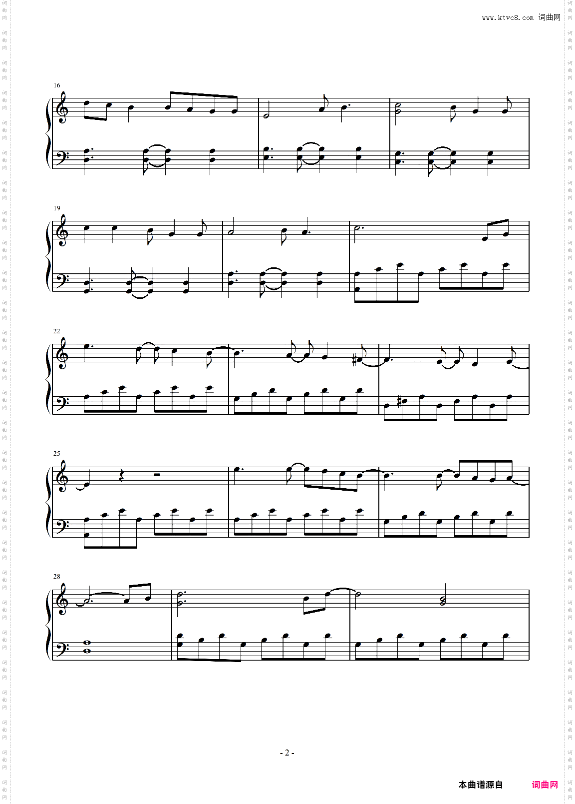 All Of Me C调简易版 John Legend