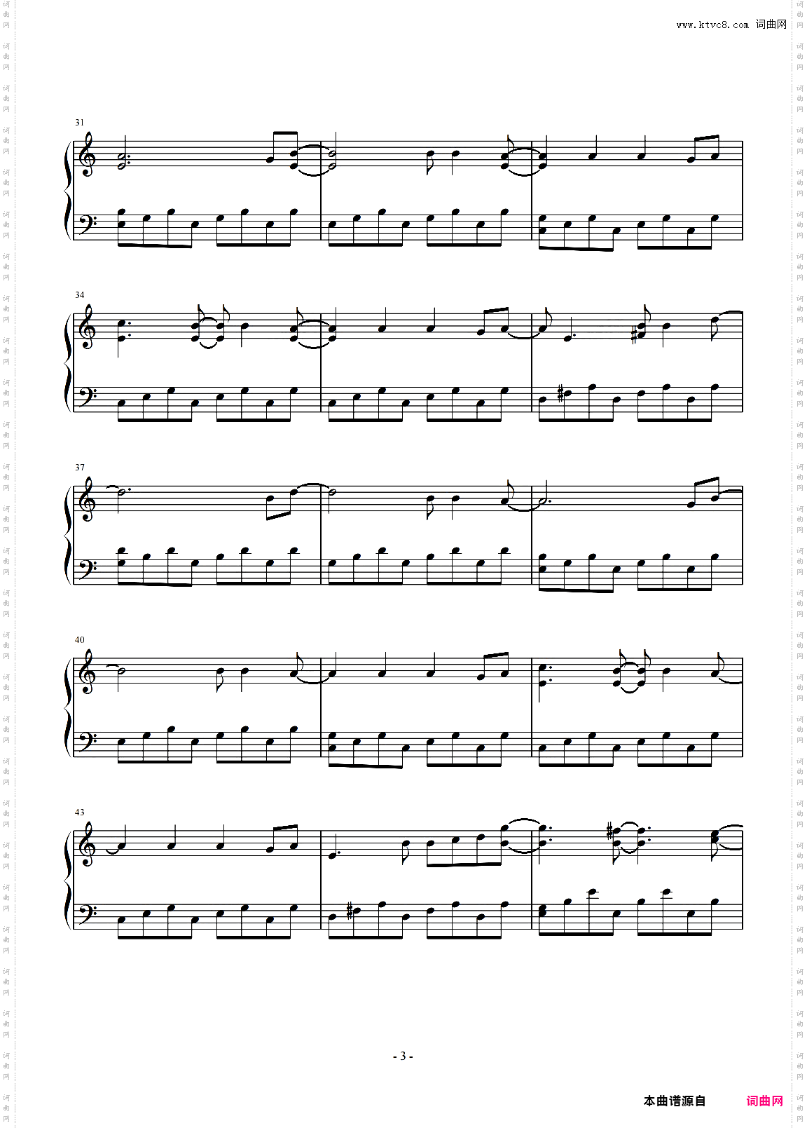 All Of Me C调简易版 John Legend