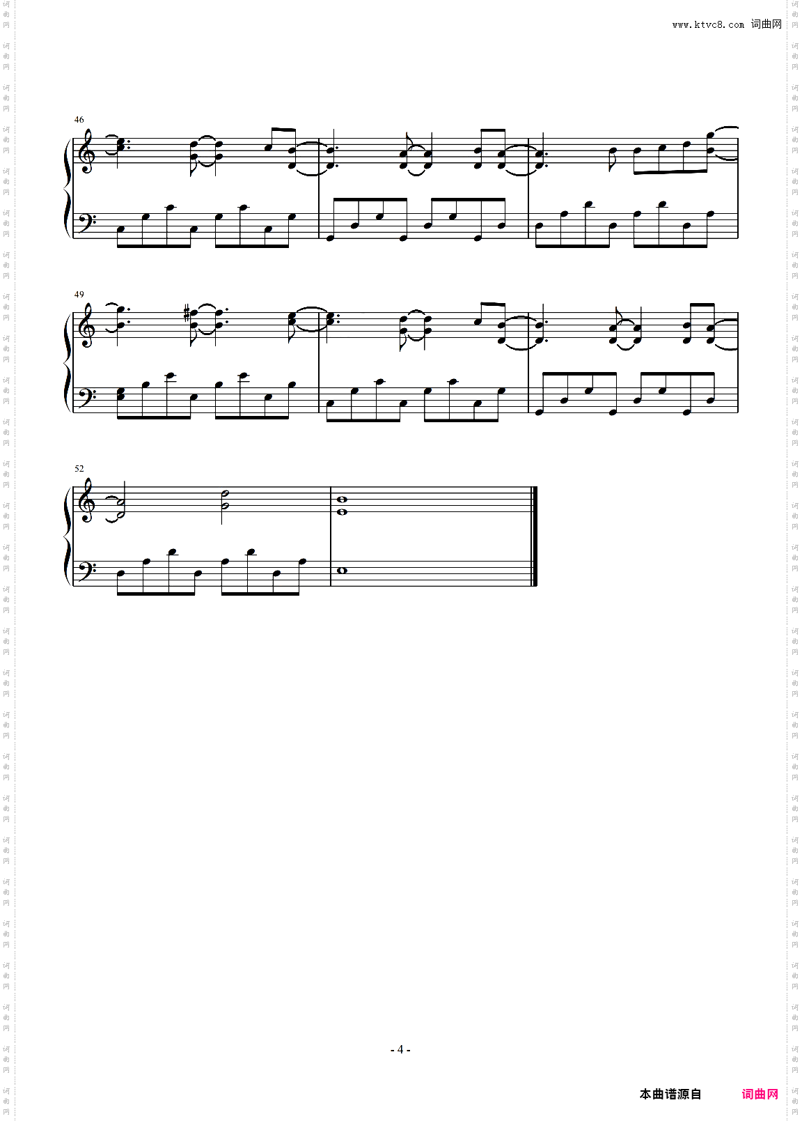 All Of Me C调简易版 John Legend