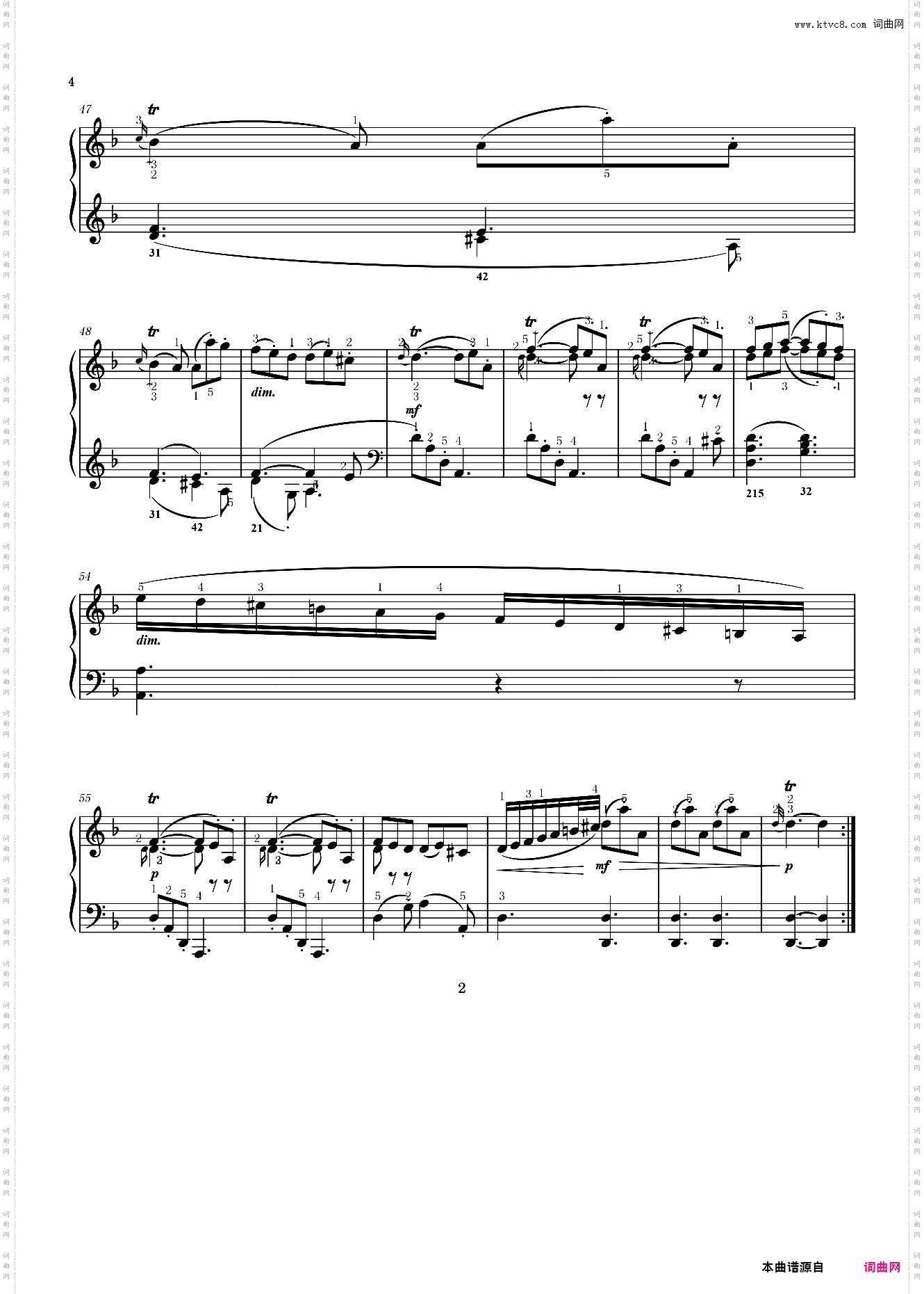 第5首d小调练习曲