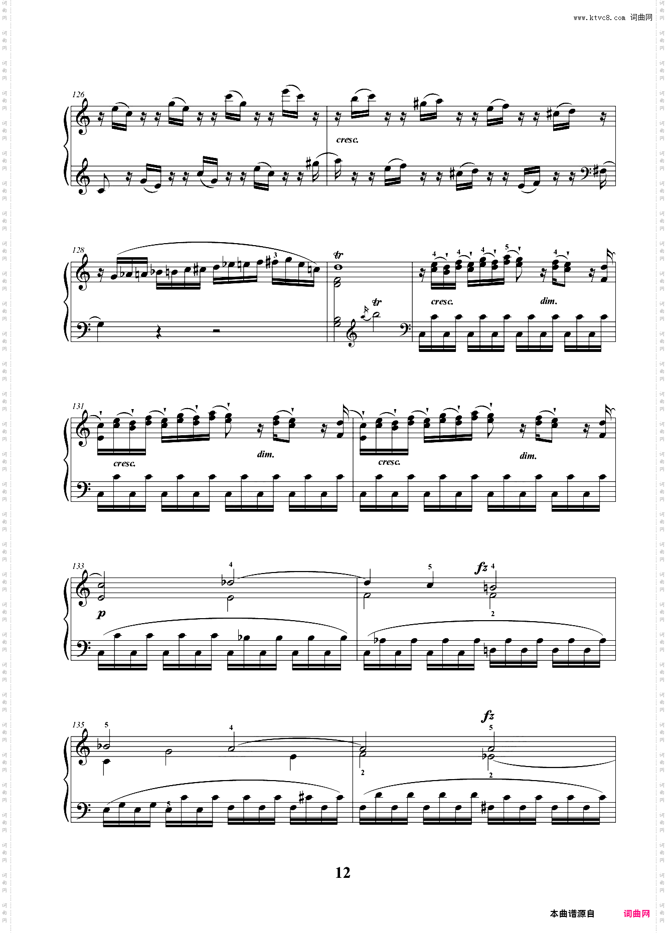 9级 大型乐曲 C大调奏鸣曲 海顿