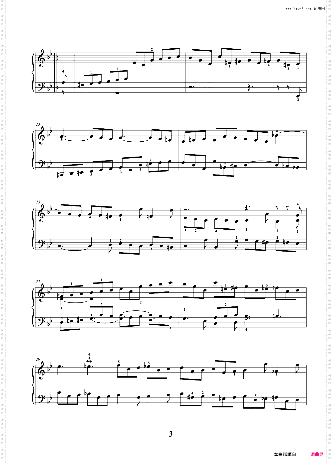 9级 复调乐曲 吉格舞曲