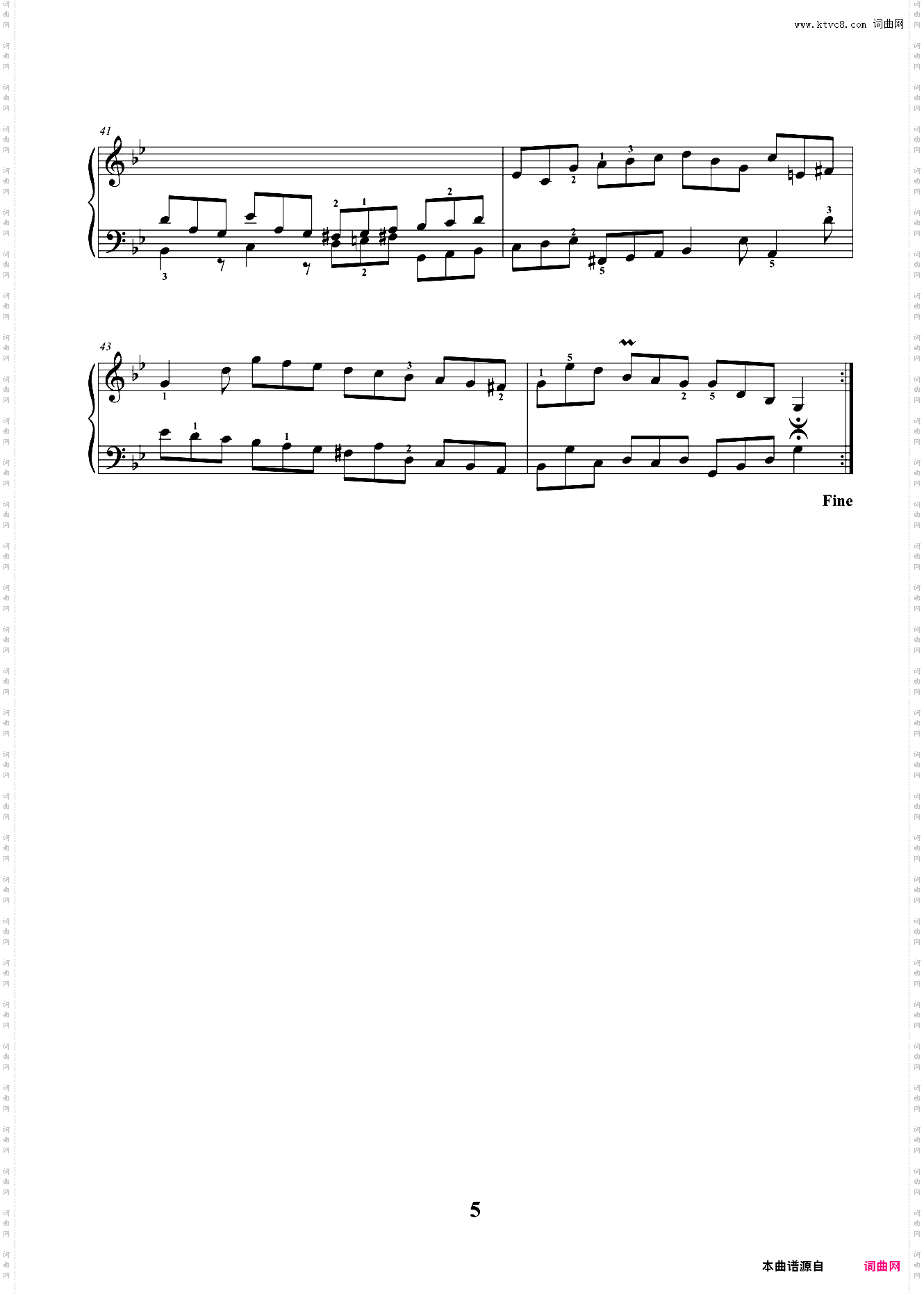 9级 复调乐曲 吉格舞曲