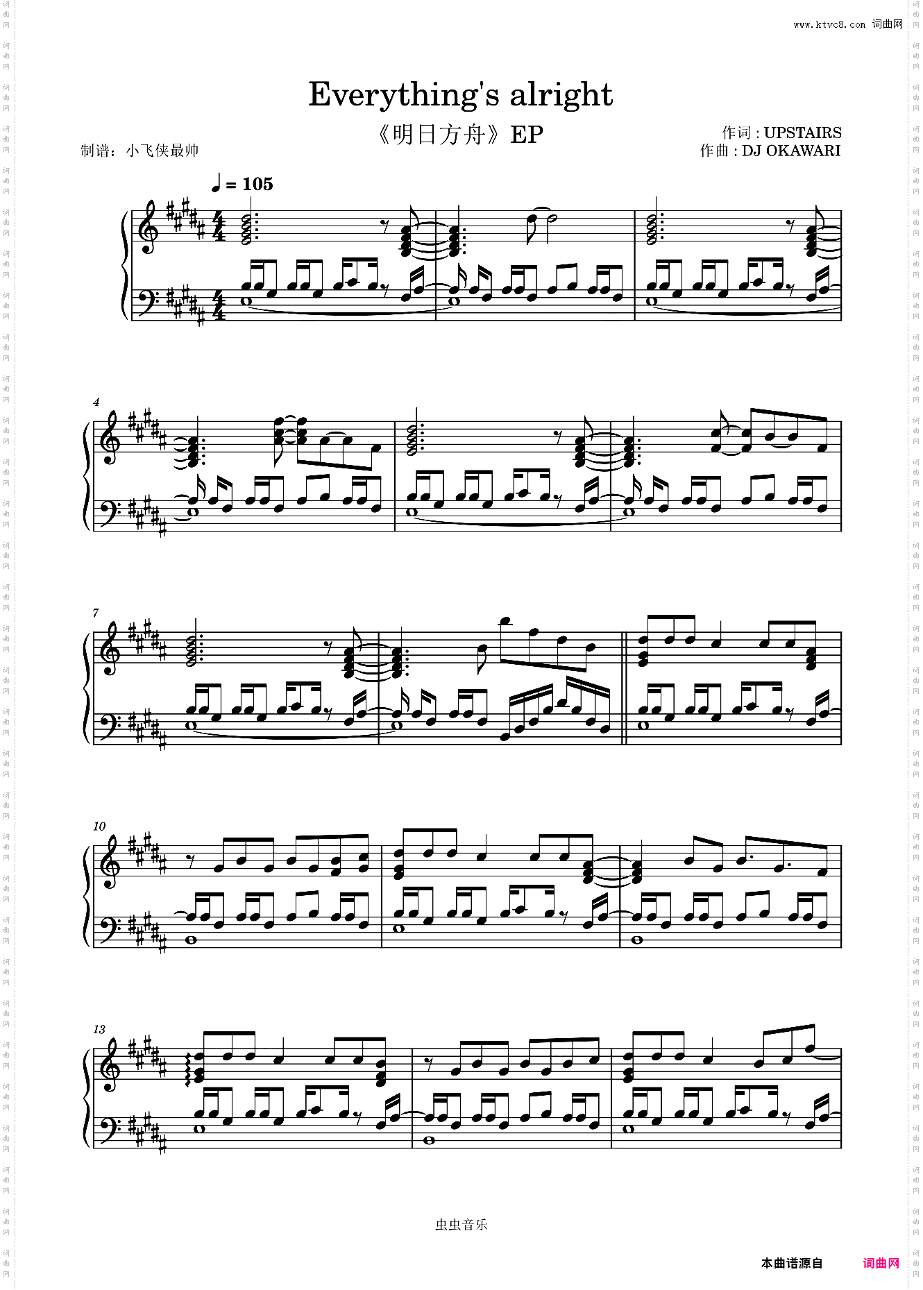 Everything's alright 《明日方舟》EPby DJ Okawari