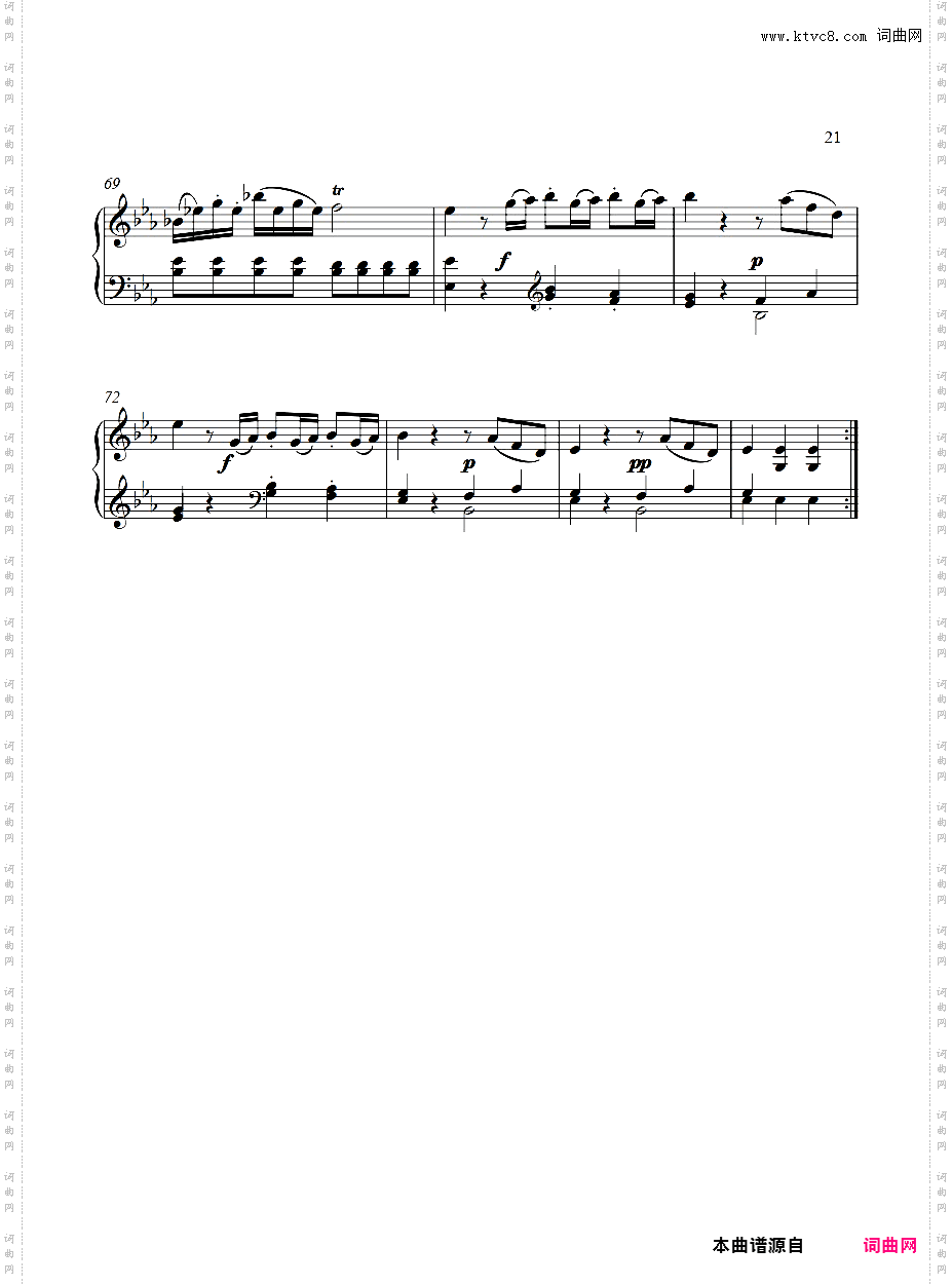 六级B-2·降E大调奏鸣曲