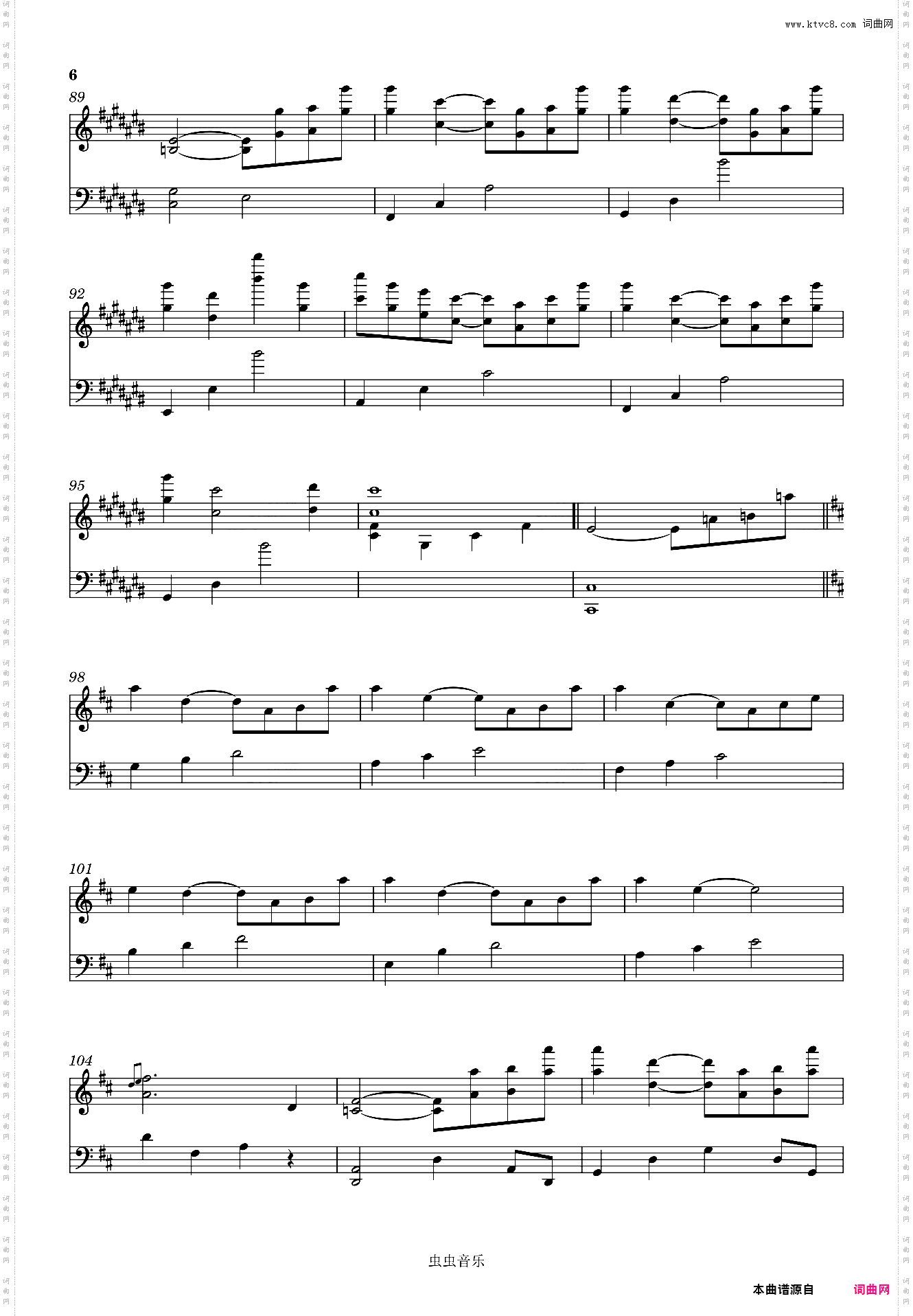 所念皆星河 C调简易版