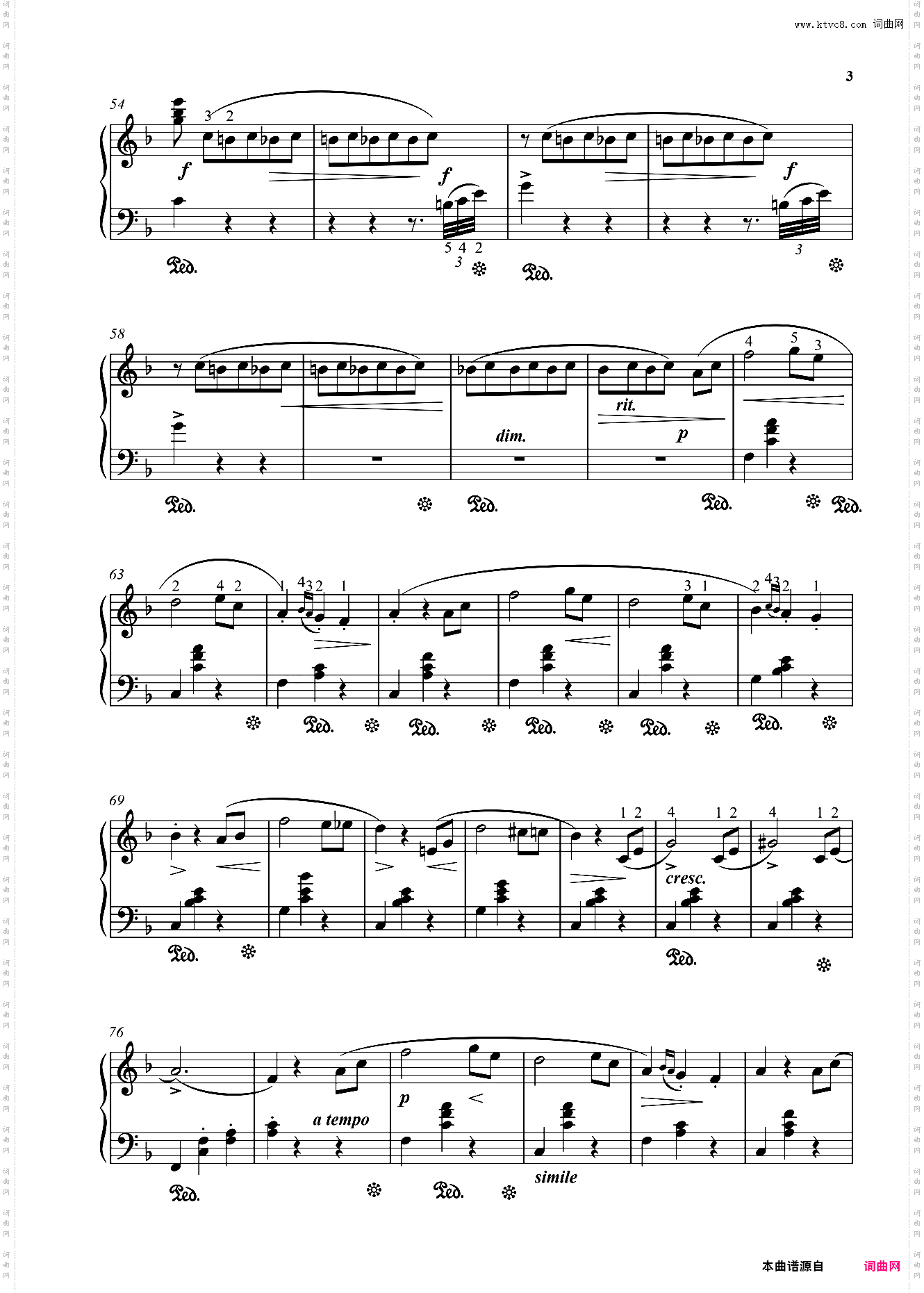 缓慢的圆舞曲选自舞剧《葛蓓莉亚》