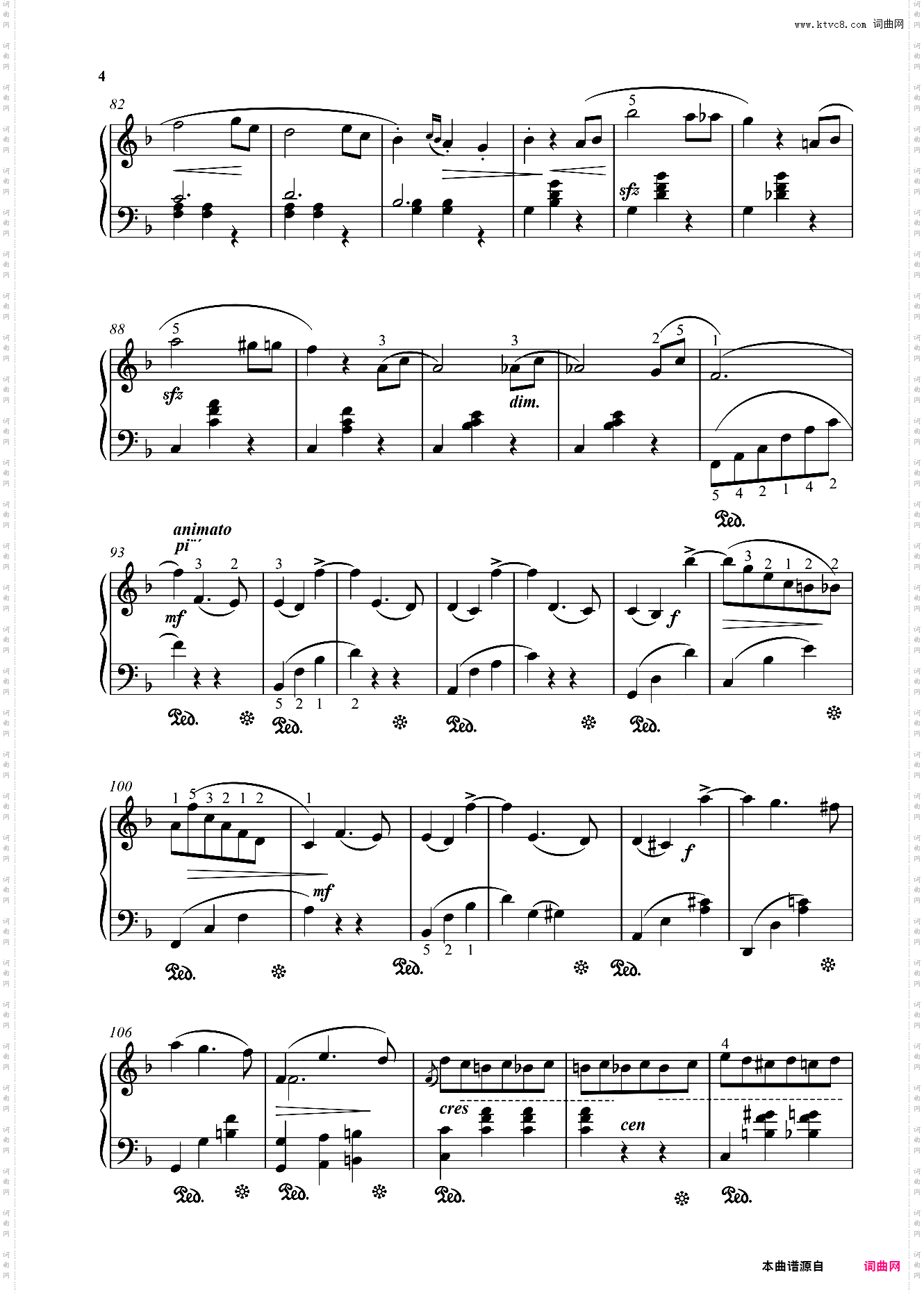 缓慢的圆舞曲选自舞剧《葛蓓莉亚》