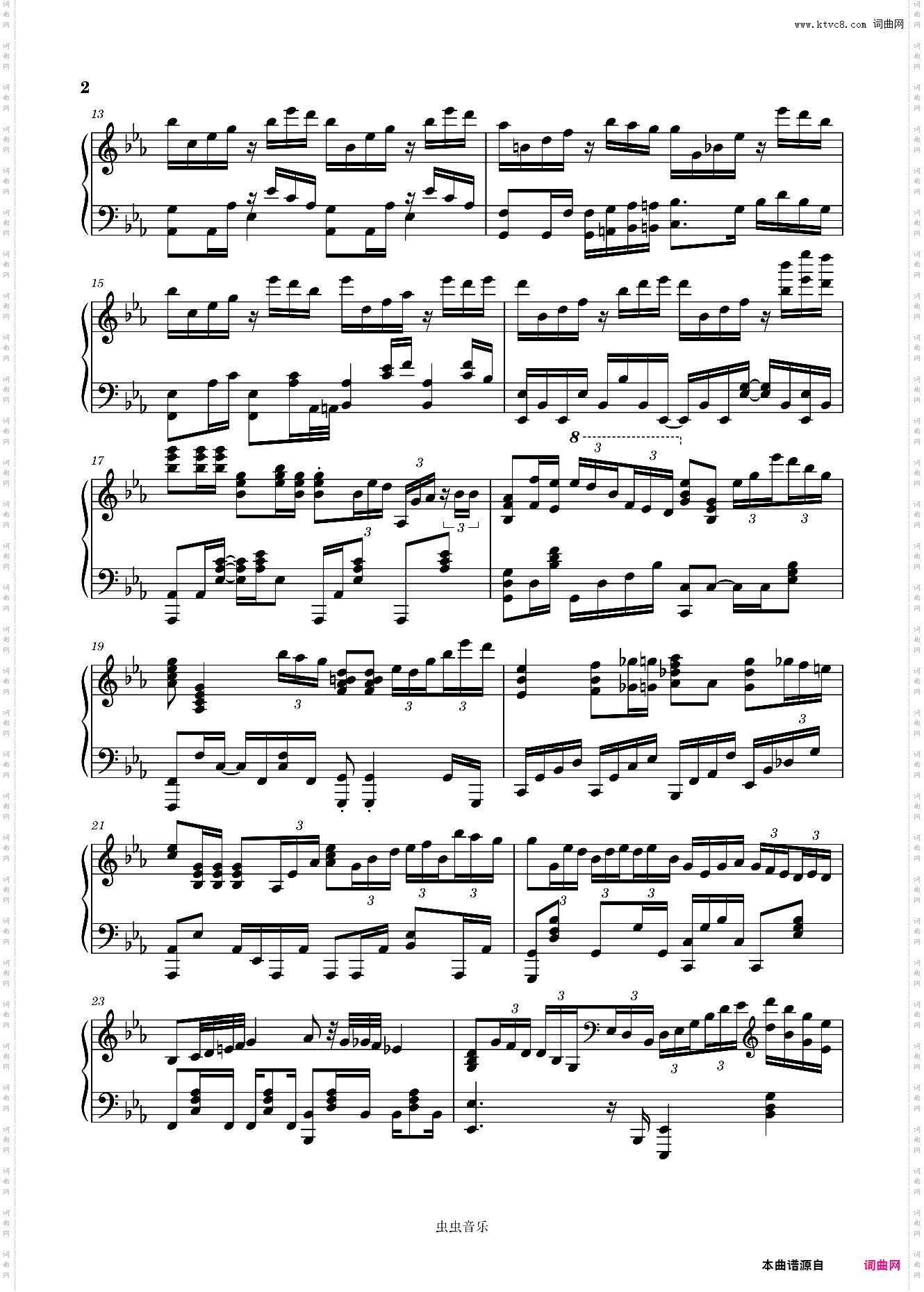 Enchanted Love - 百舌谷，精心制谱，《魔法般的爱情》