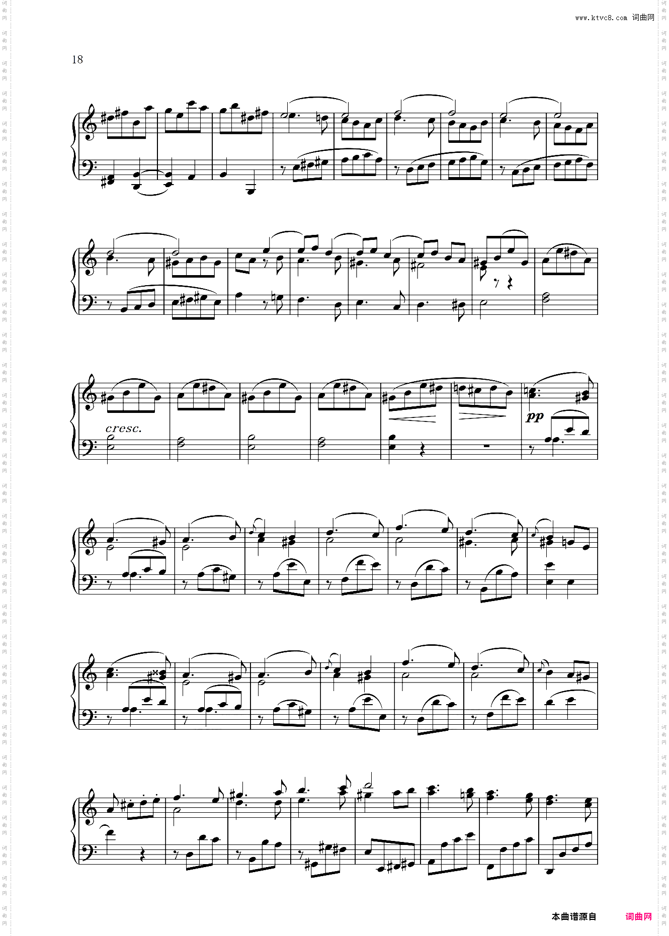 钢琴奏鸣曲KV310