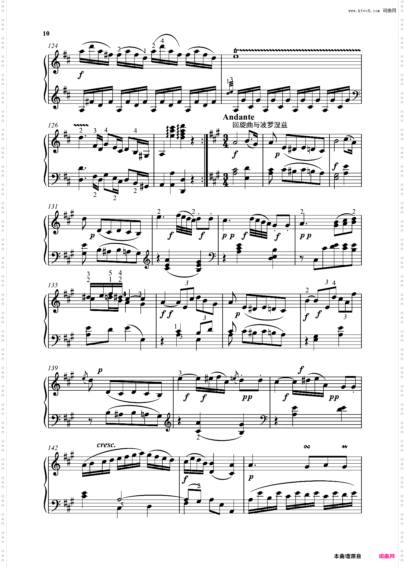 钢琴奏鸣曲KV284