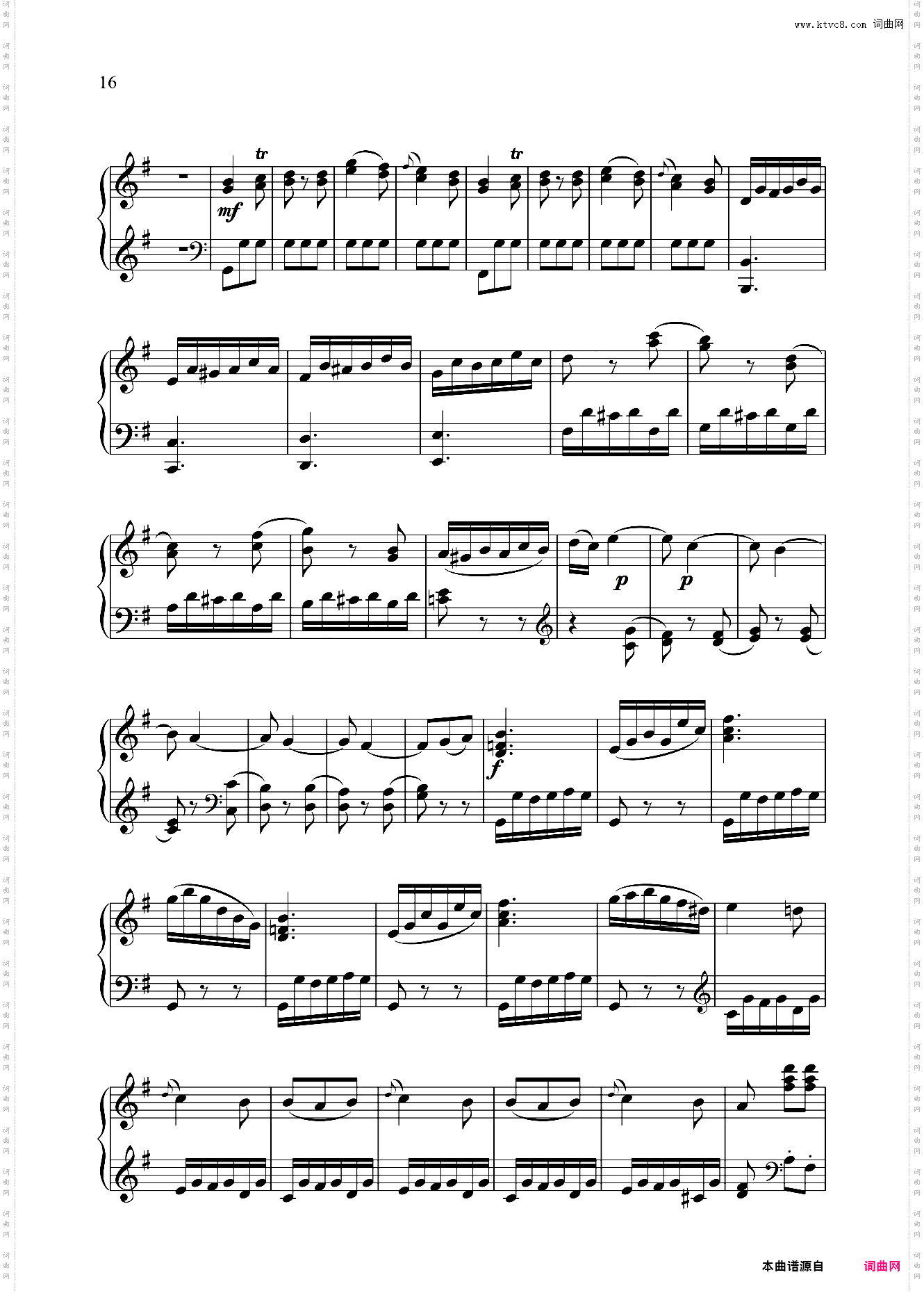 钢琴奏鸣曲KV283