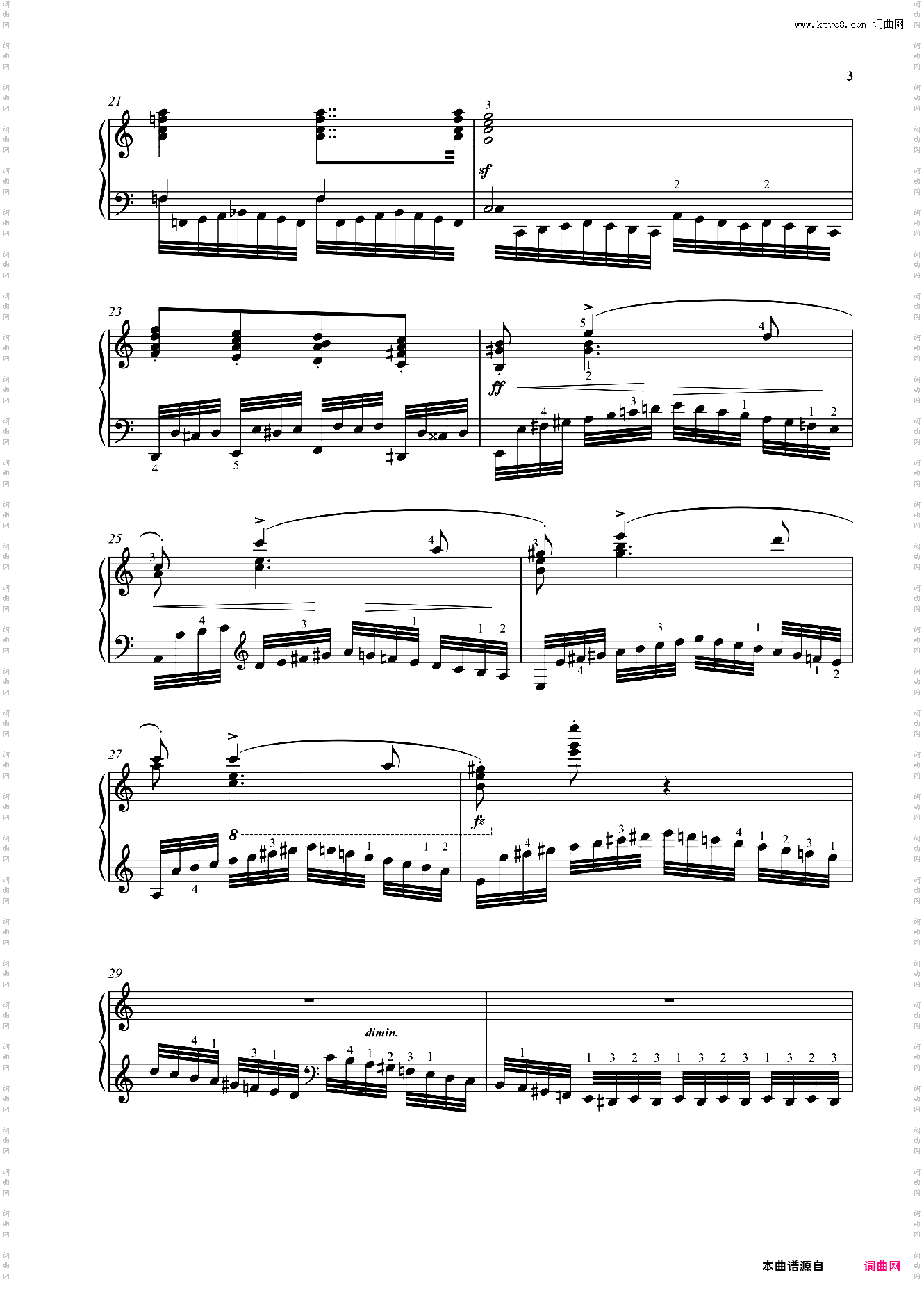 车尔尼299，No34