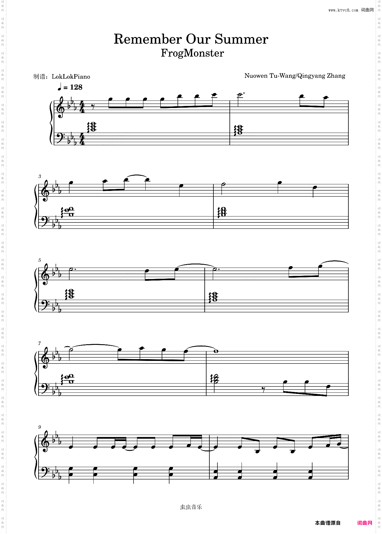 【超燃BGM】Remember Our Summer | LokLokPiano演奏版