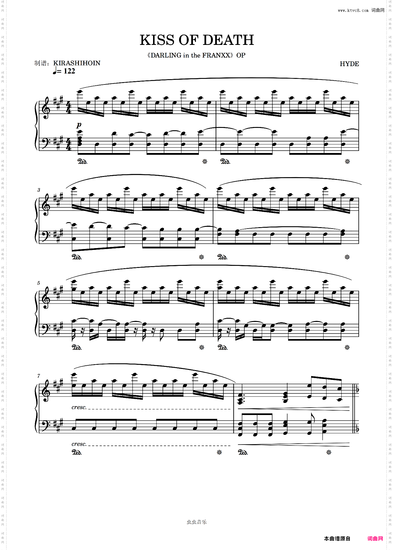 KISS OF DEATH《DARLING in the FRANXX》OP