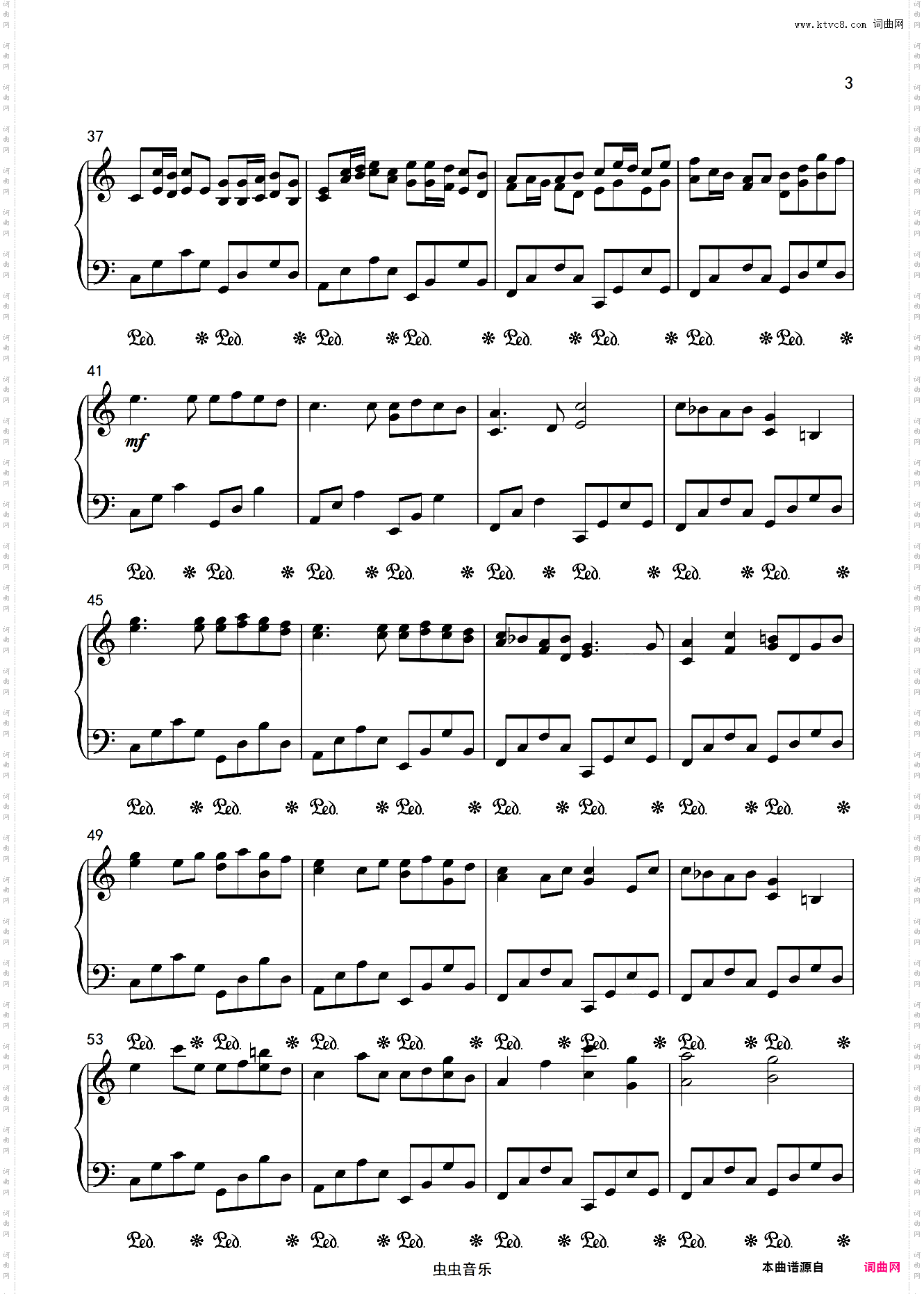 卡农 Canon -帕海贝尔【原版钢琴】