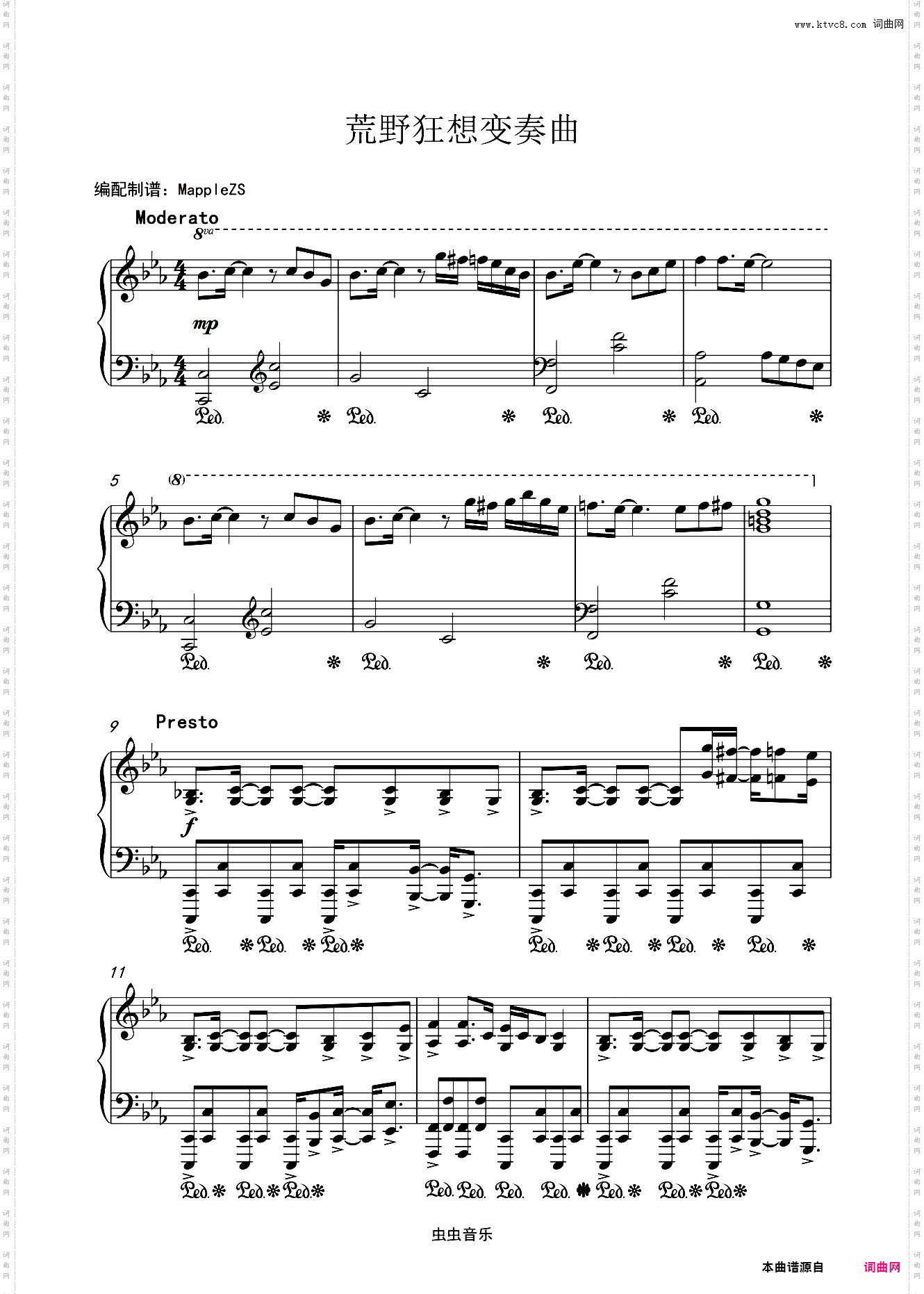 荒野狂想变奏曲—MappleZS编配版