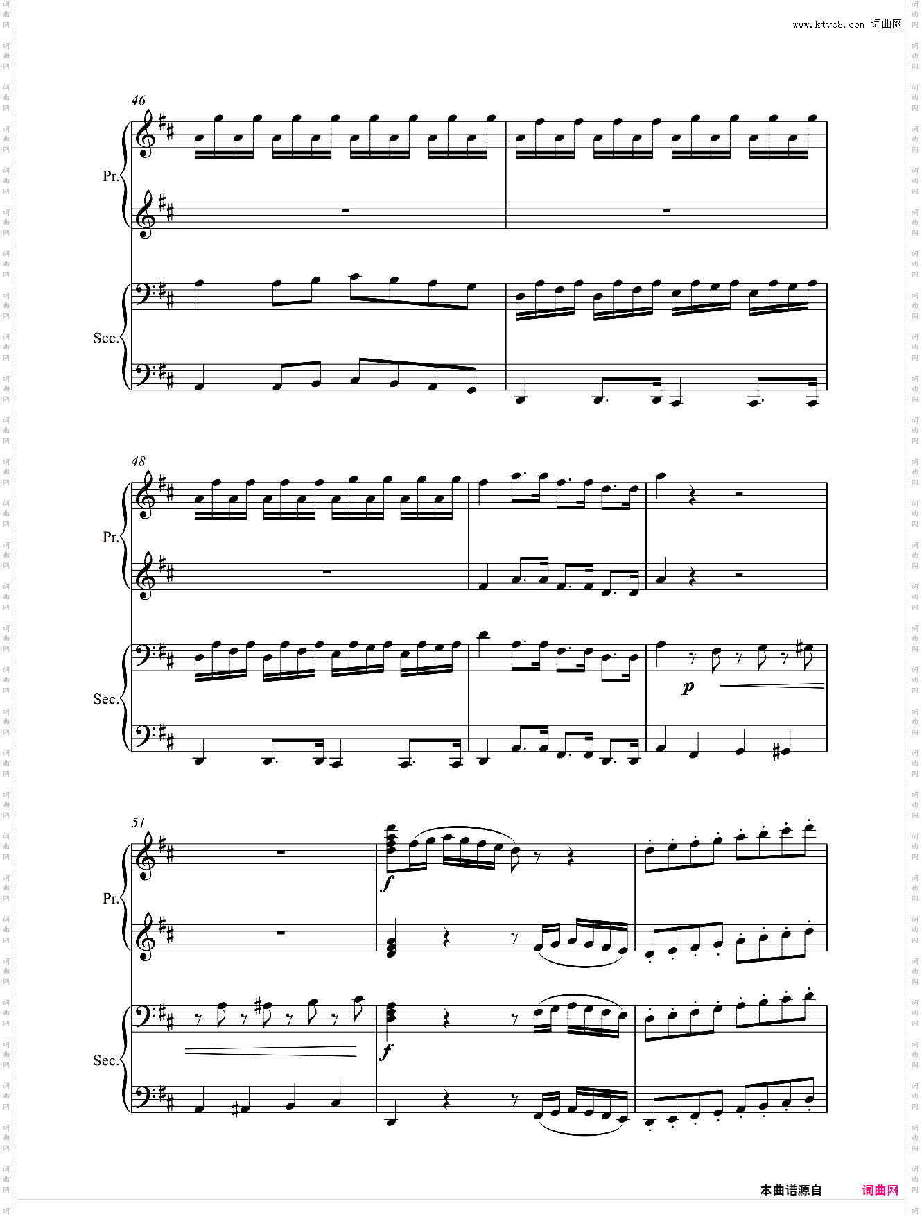 莫扎特K·381钢琴四手联弹奏鸣曲