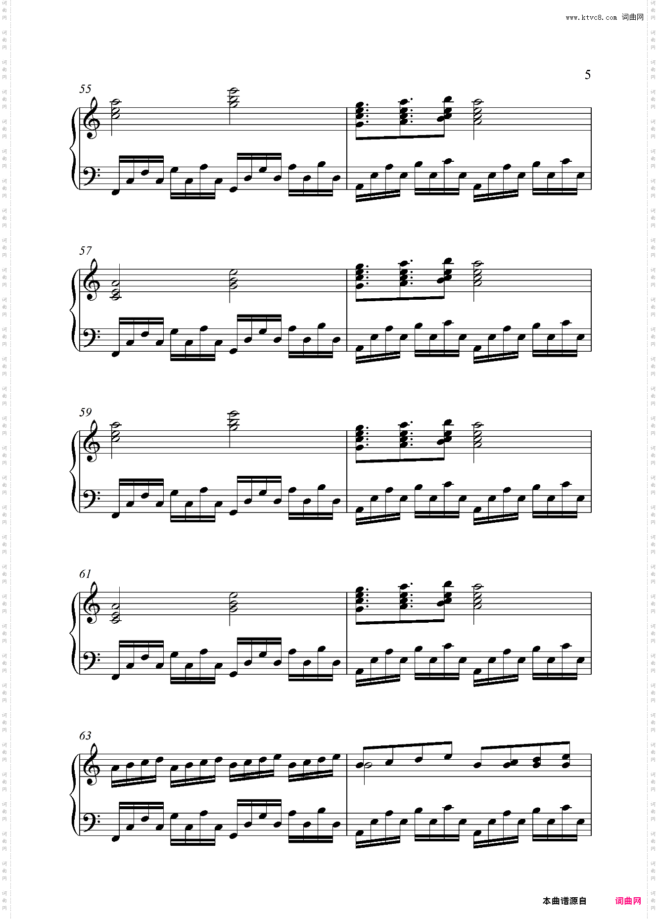 《Nuvole di luce》独奏版