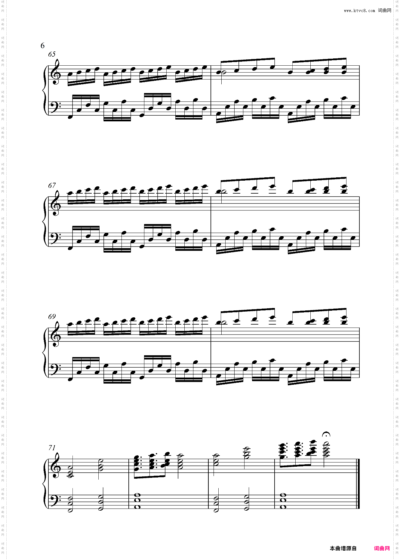 《Nuvole di luce》独奏版