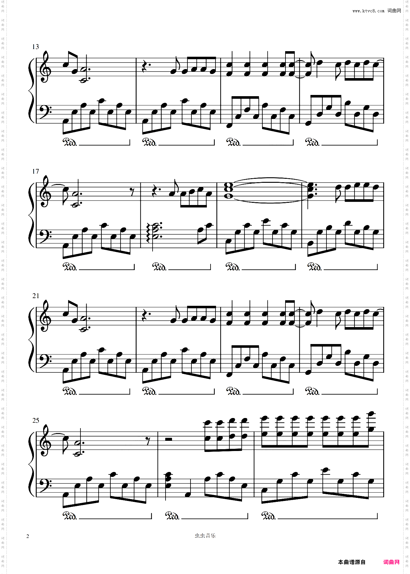 黄昏周传雄 C调精简动听版！