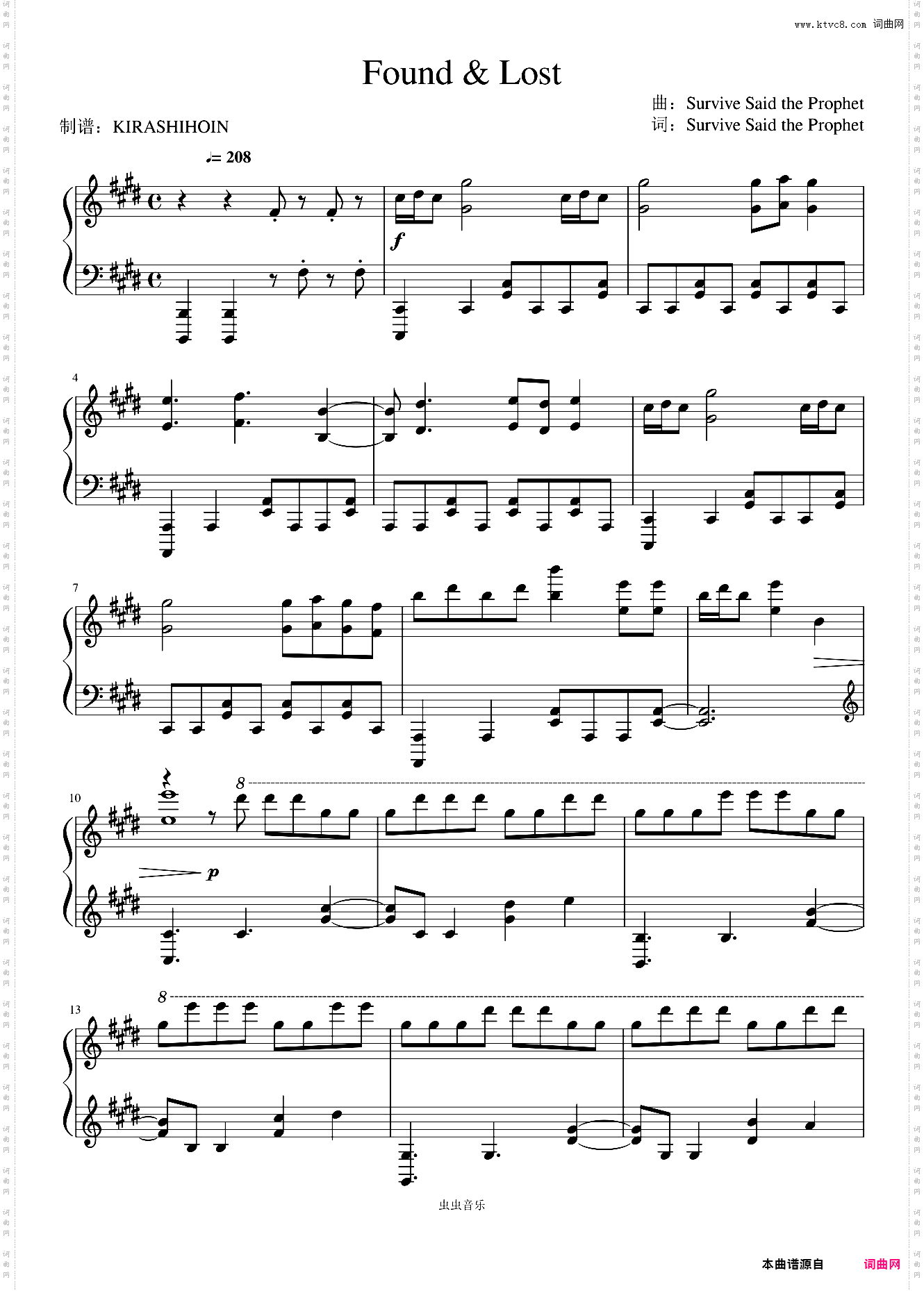 Found & Lost《战栗杀机/BANANA FISH》OP