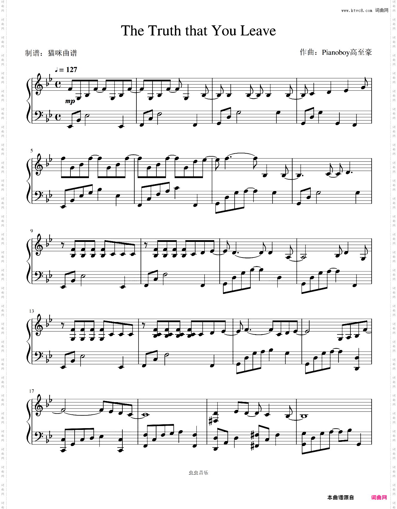 《The Truth that You Leave》-Pianoboy高至豪