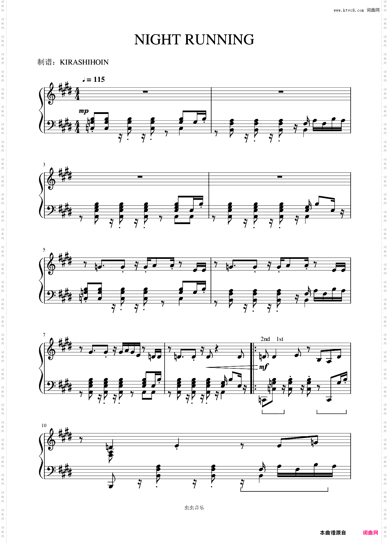 NIGHT RUNNING《动物新世代》ED
