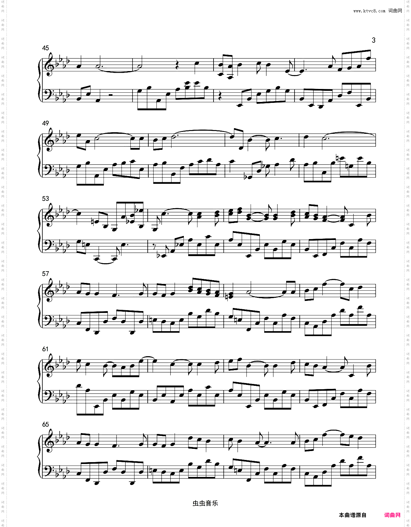 十年钢琴独奏-陈奕迅