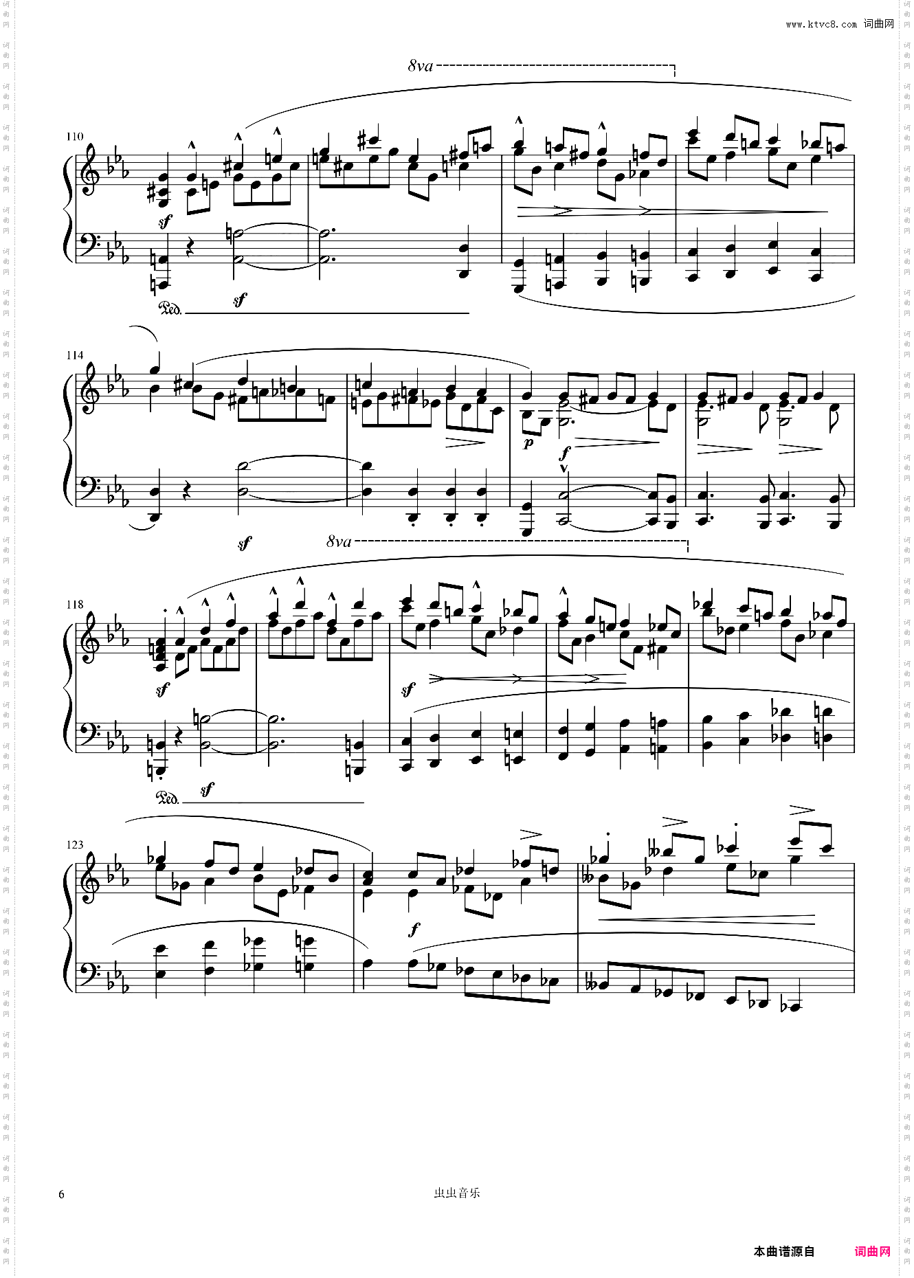 肖邦第一钢琴奏鸣曲第四乐章——Op·4-No·1