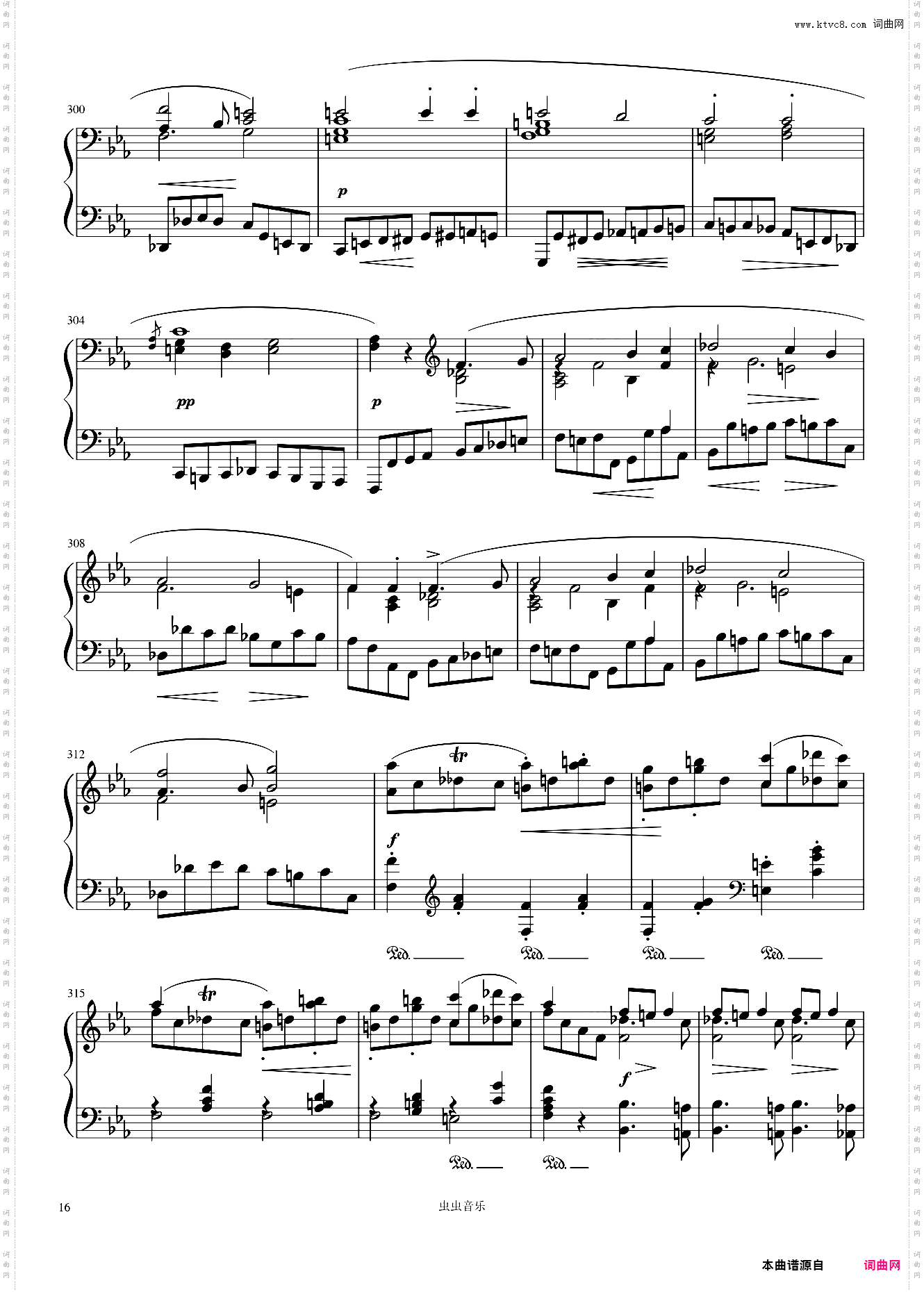 肖邦第一钢琴奏鸣曲第四乐章——Op·4-No·1