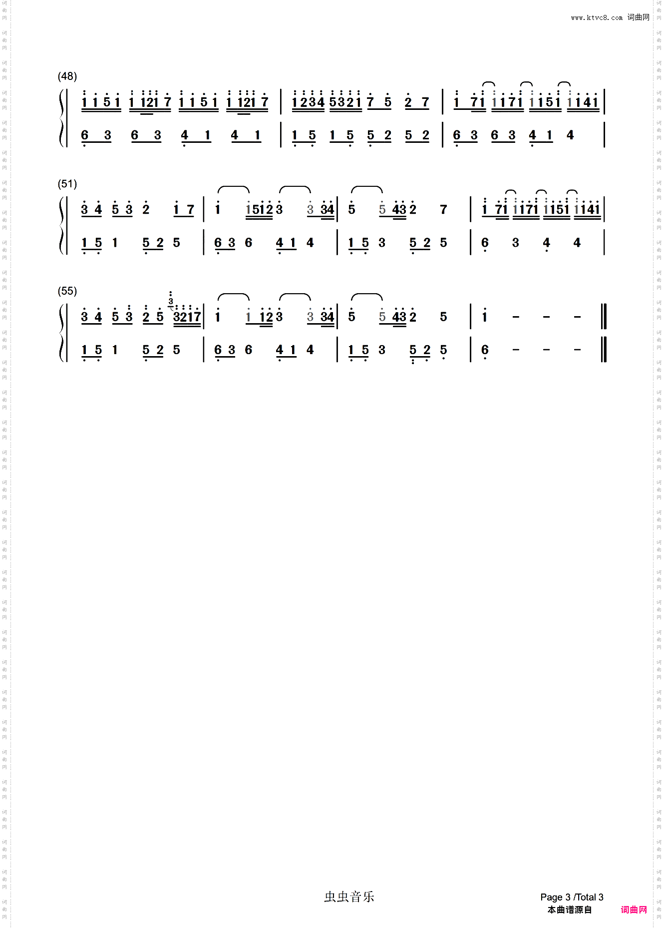 《River Flows In You》简谱，李闰珉十周年典藏版原曲扒poc编配