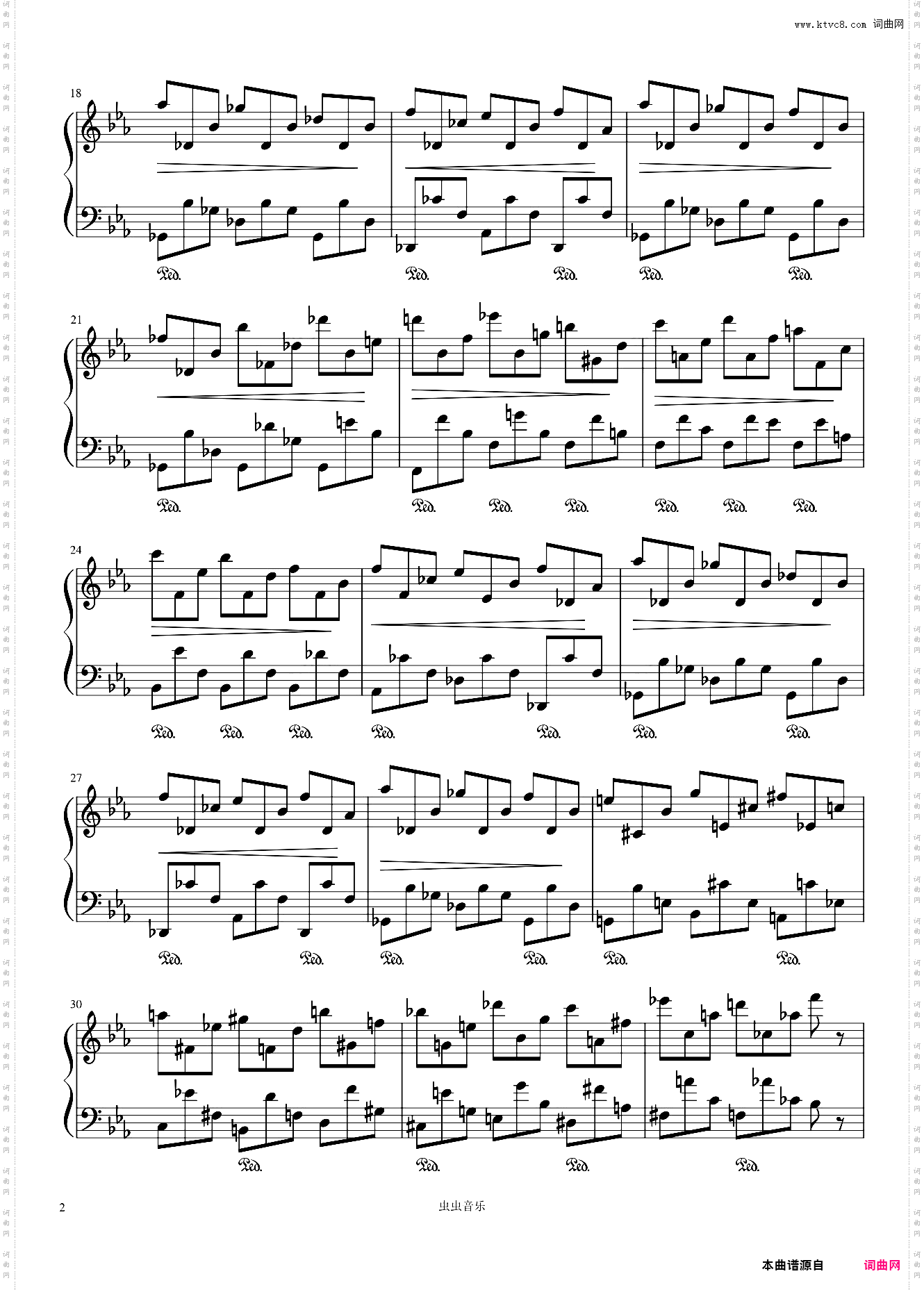 Préludes——前奏曲Op·28-No·19肖邦