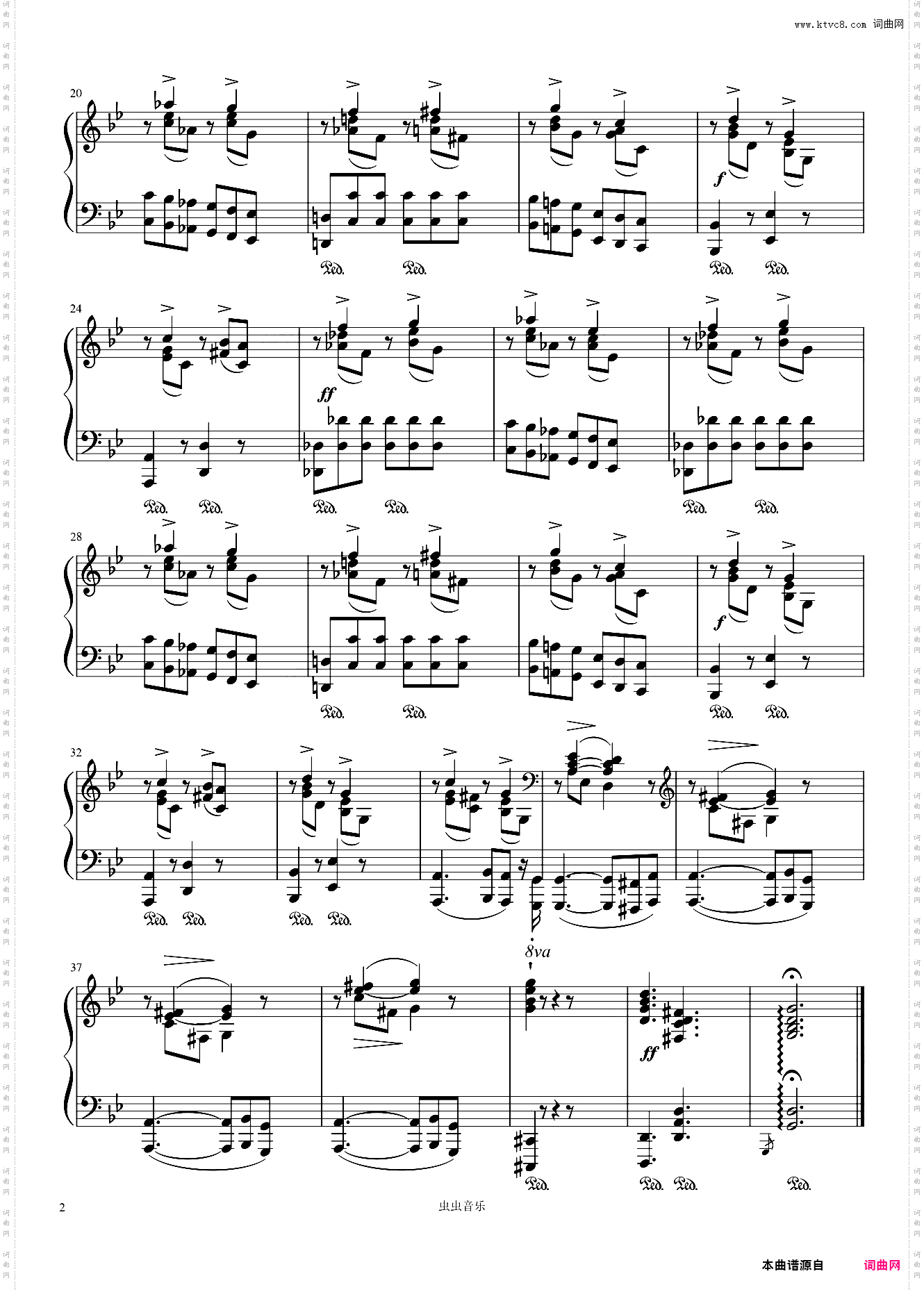 Préludes——前奏曲Op·28-No·22肖邦