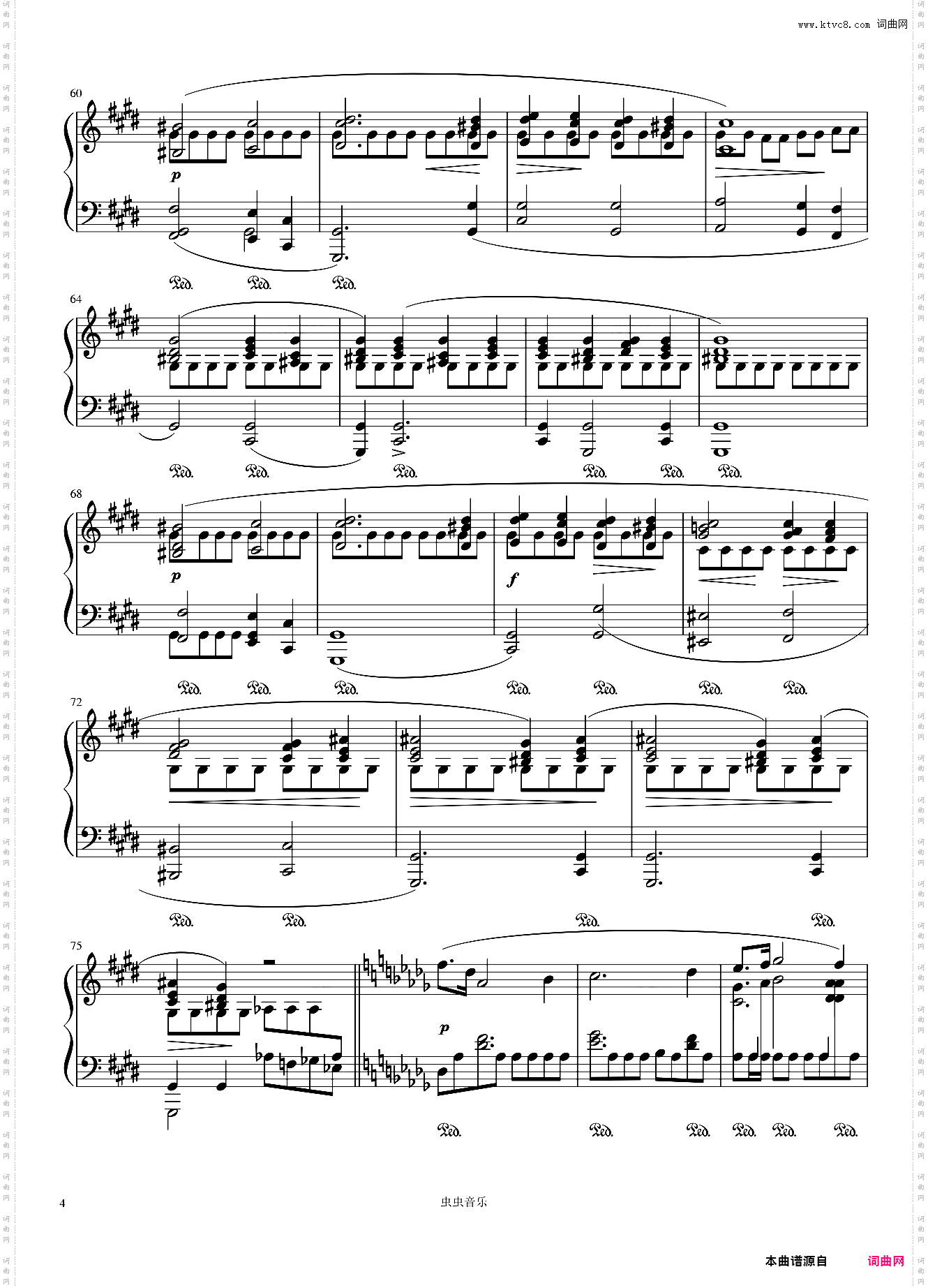 Préludes——前奏曲Op·28-No·15肖邦