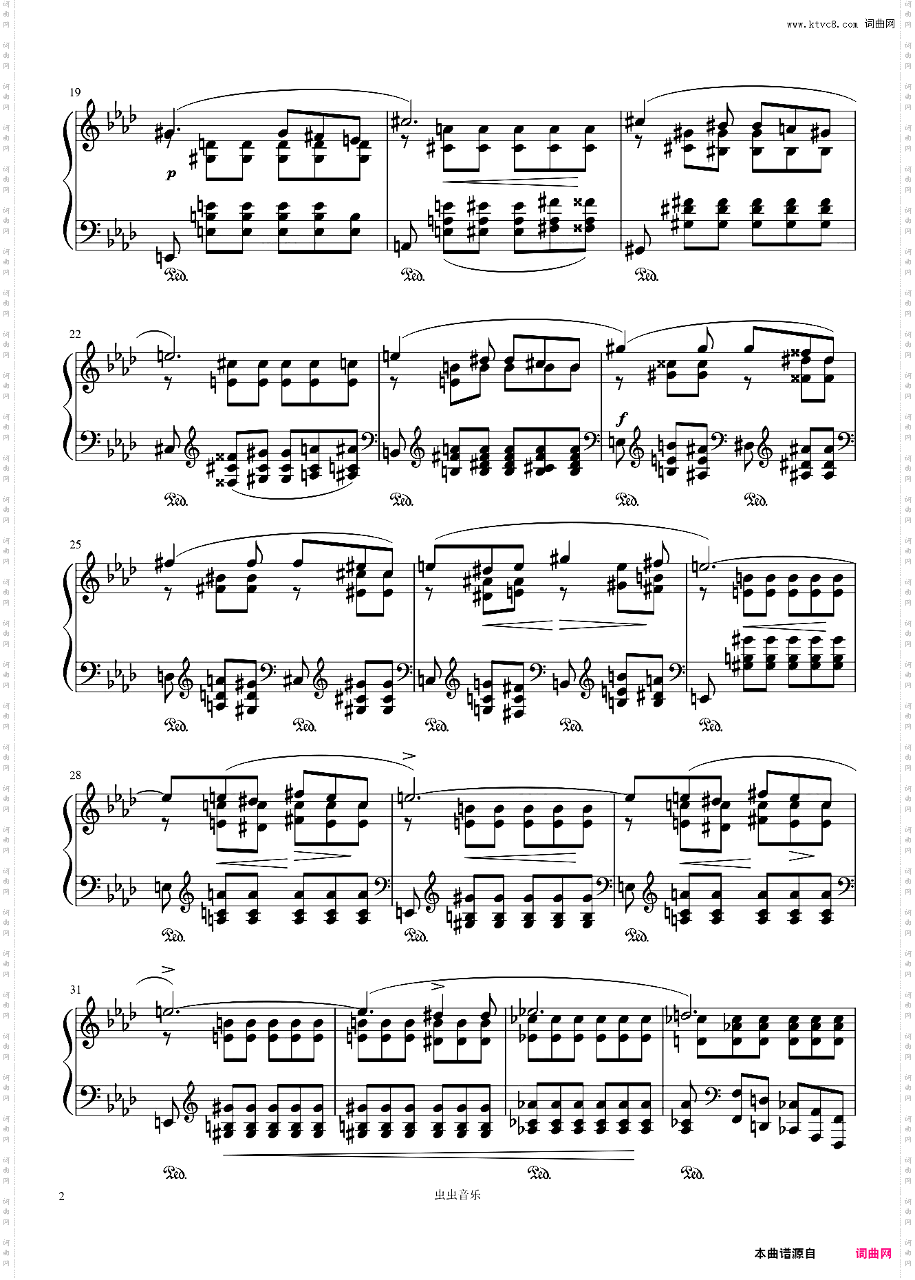 Préludes——前奏曲Op·28-No·17肖邦