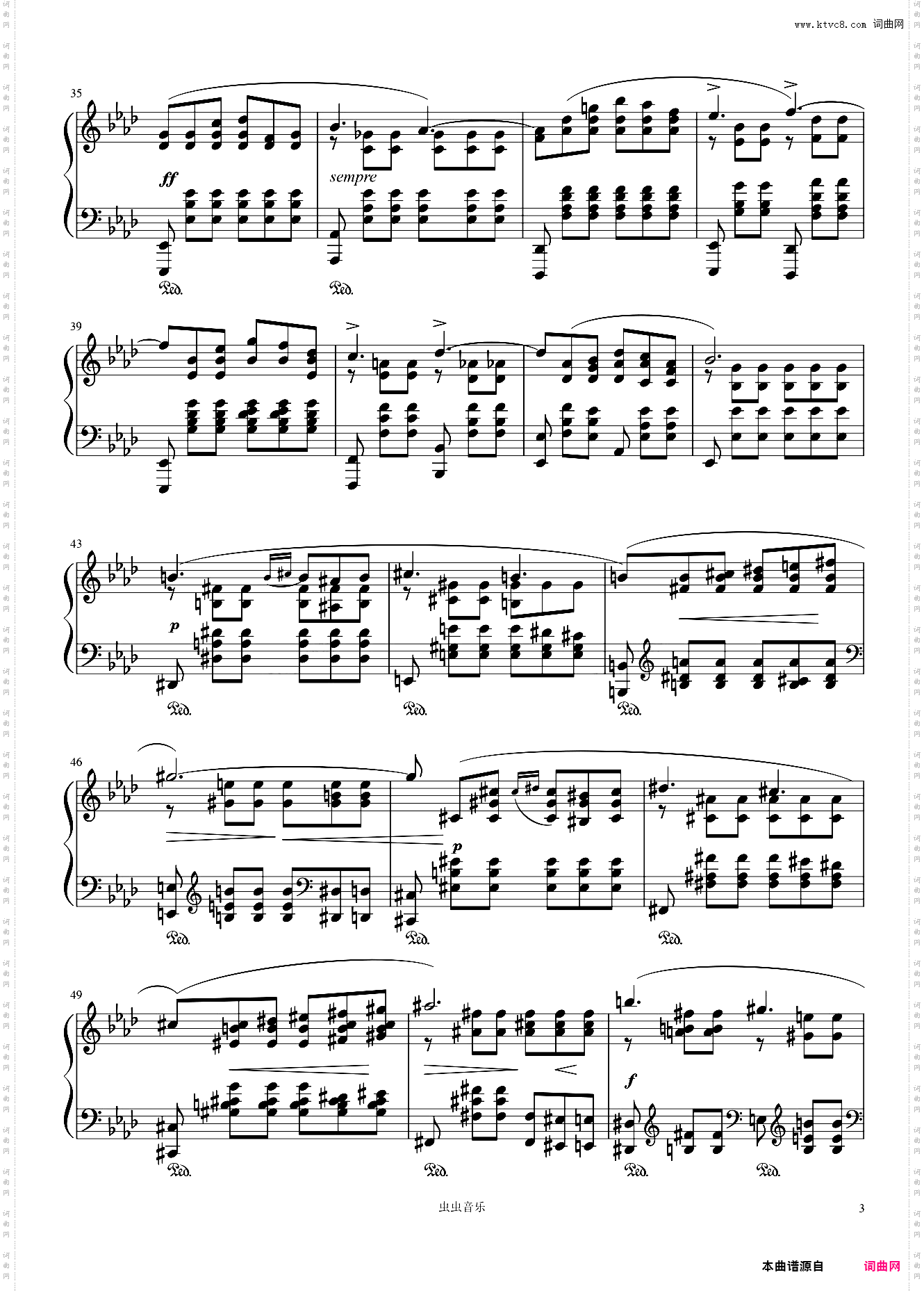 Préludes——前奏曲Op·28-No·17肖邦