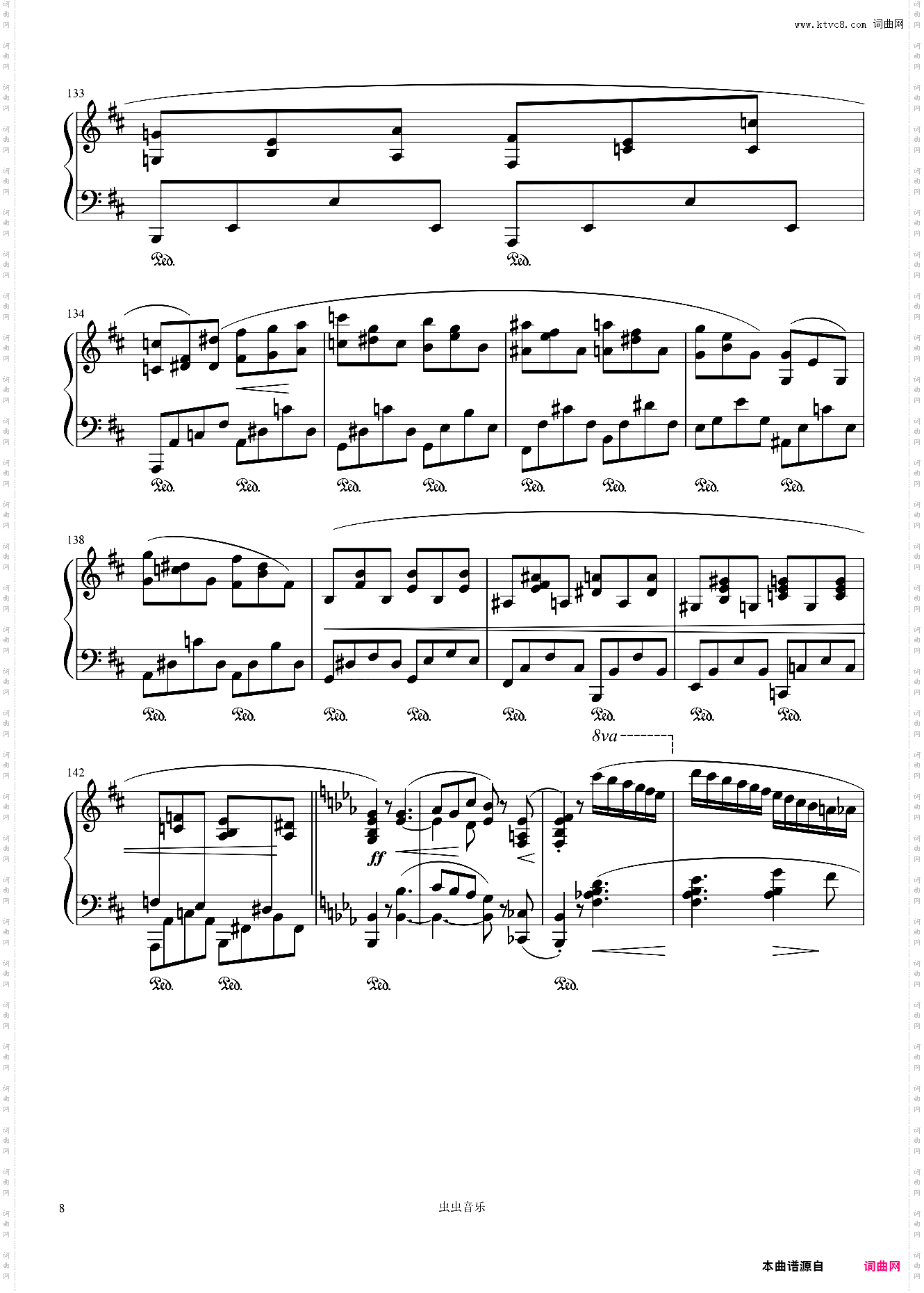 肖邦第三钢琴奏鸣曲第四乐章——Op·58-No·3