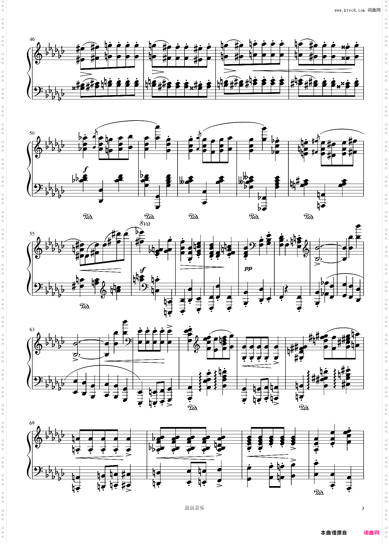 肖邦第二钢琴奏鸣曲第二乐章——Op·35-No·2