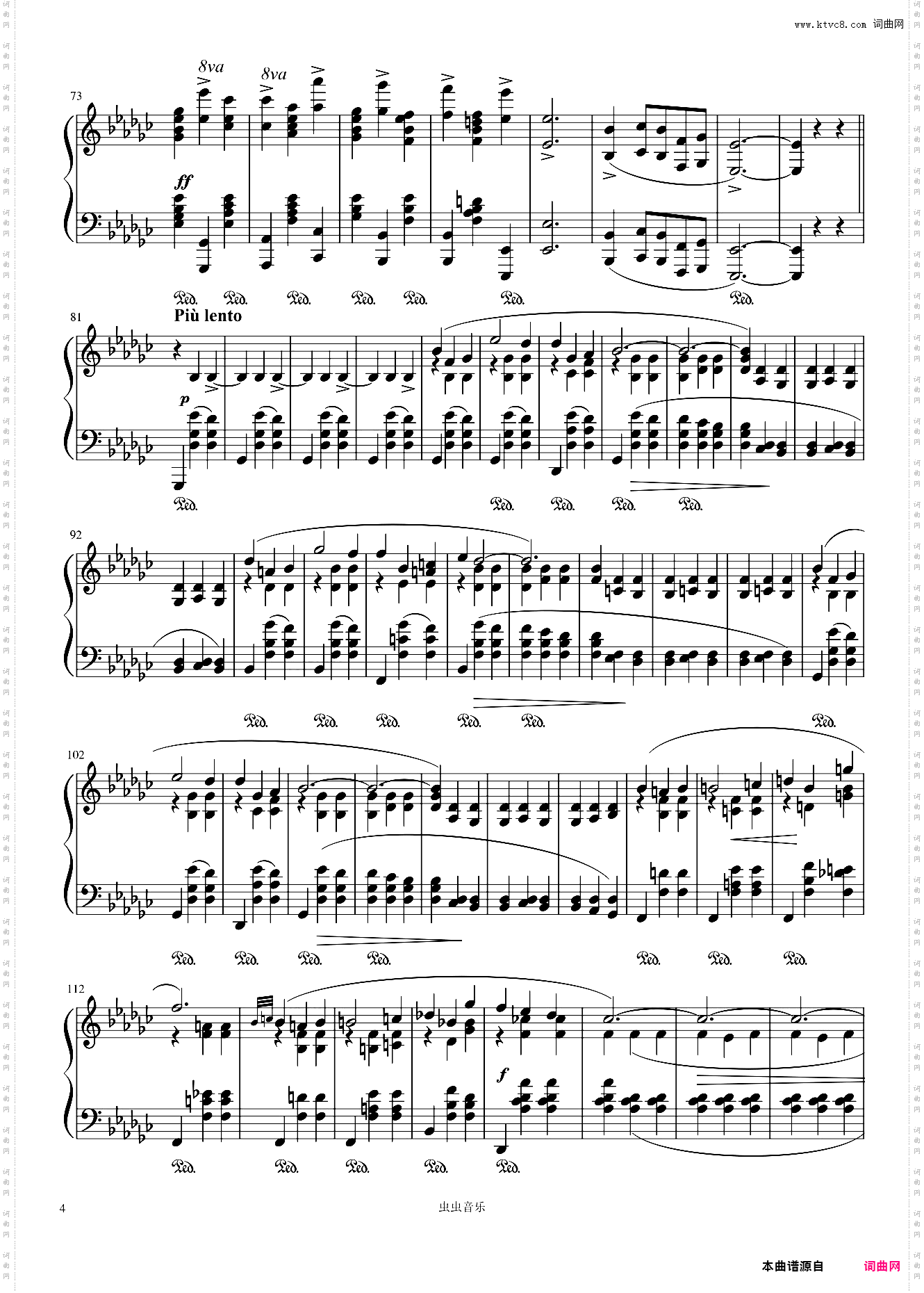 肖邦第二钢琴奏鸣曲第二乐章——Op·35-No·2