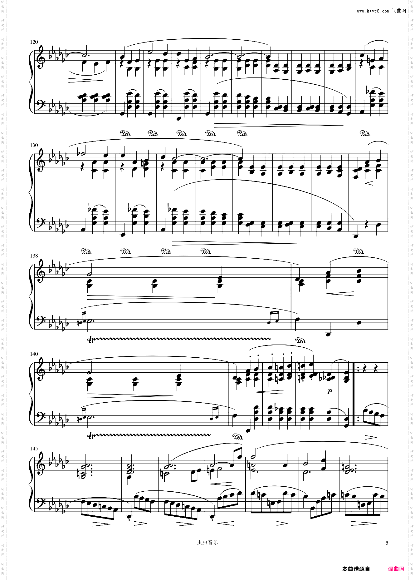 肖邦第二钢琴奏鸣曲第二乐章——Op·35-No·2