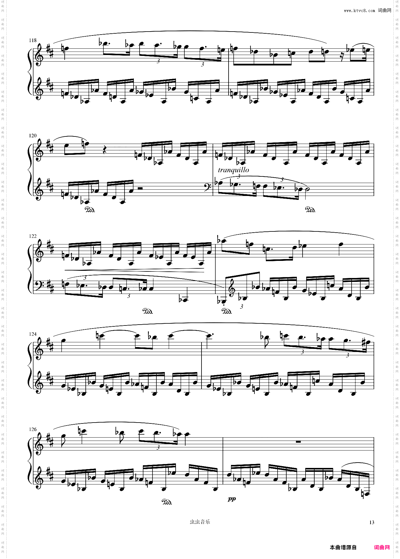 肖邦第三钢琴奏鸣曲第一乐章——Op·58-No·3