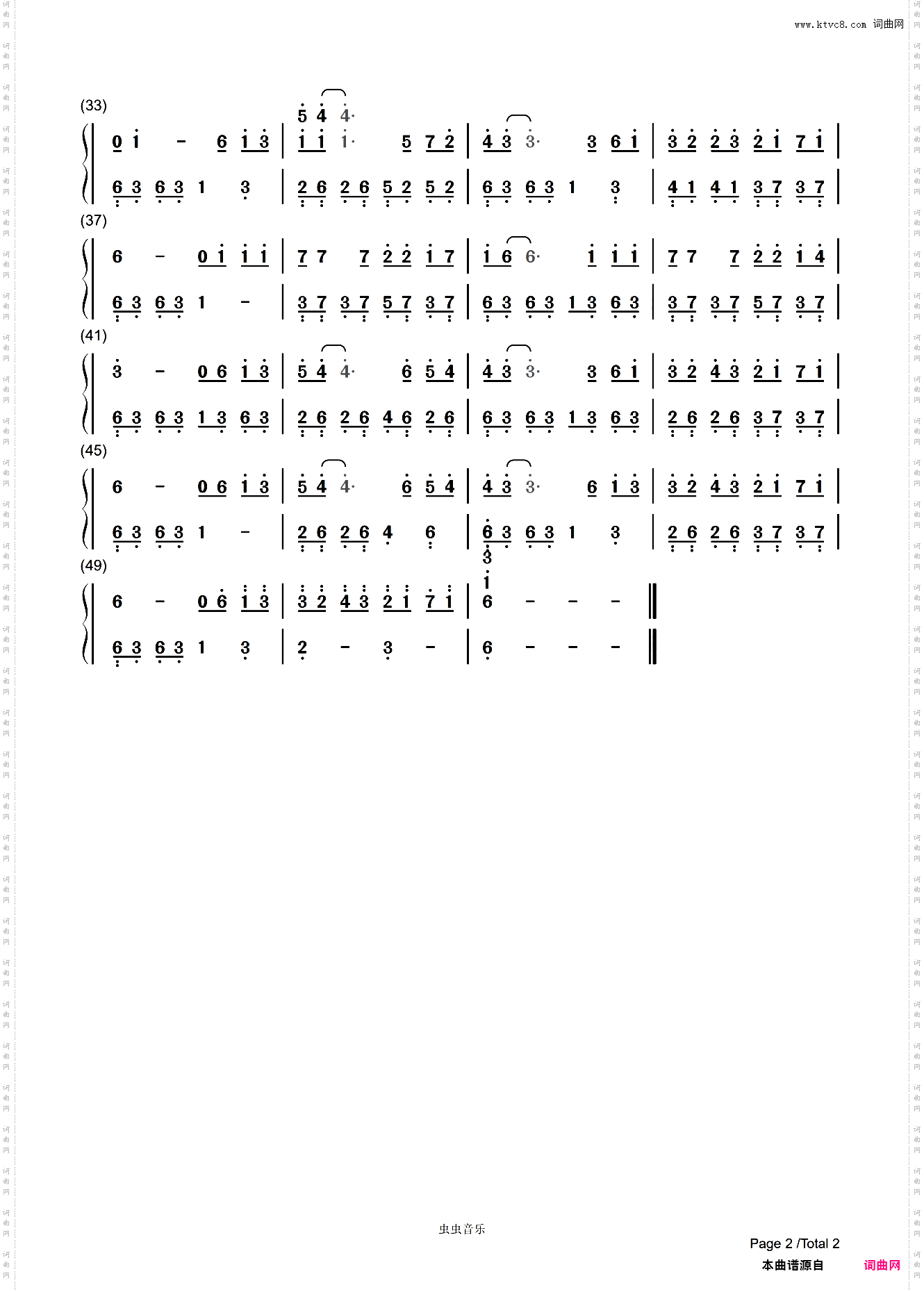 《mojito》简谱优美版,适合新手周杰伦poc编配