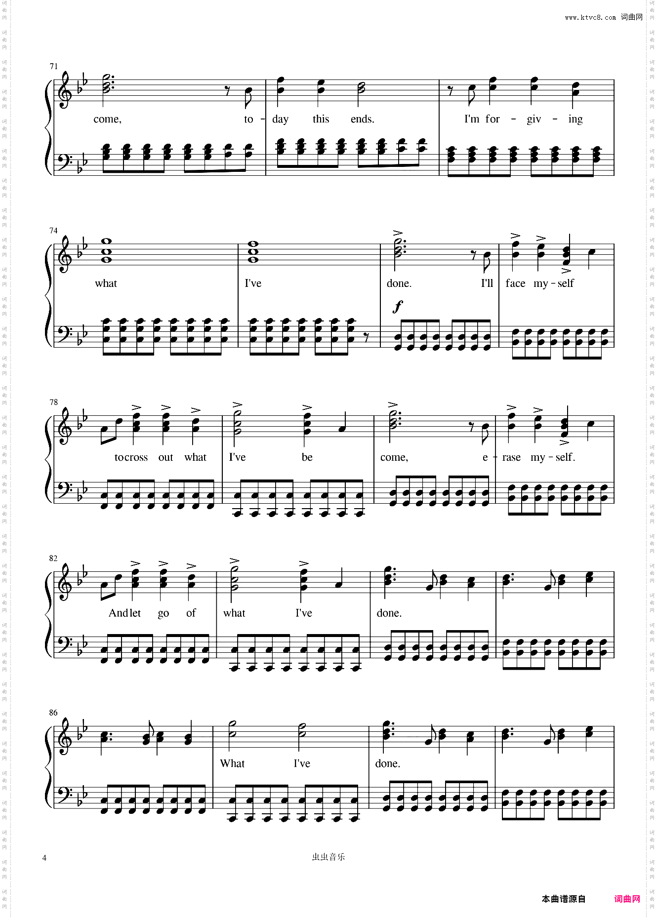 《what I've done》林肯公园Linkin Park经典单曲