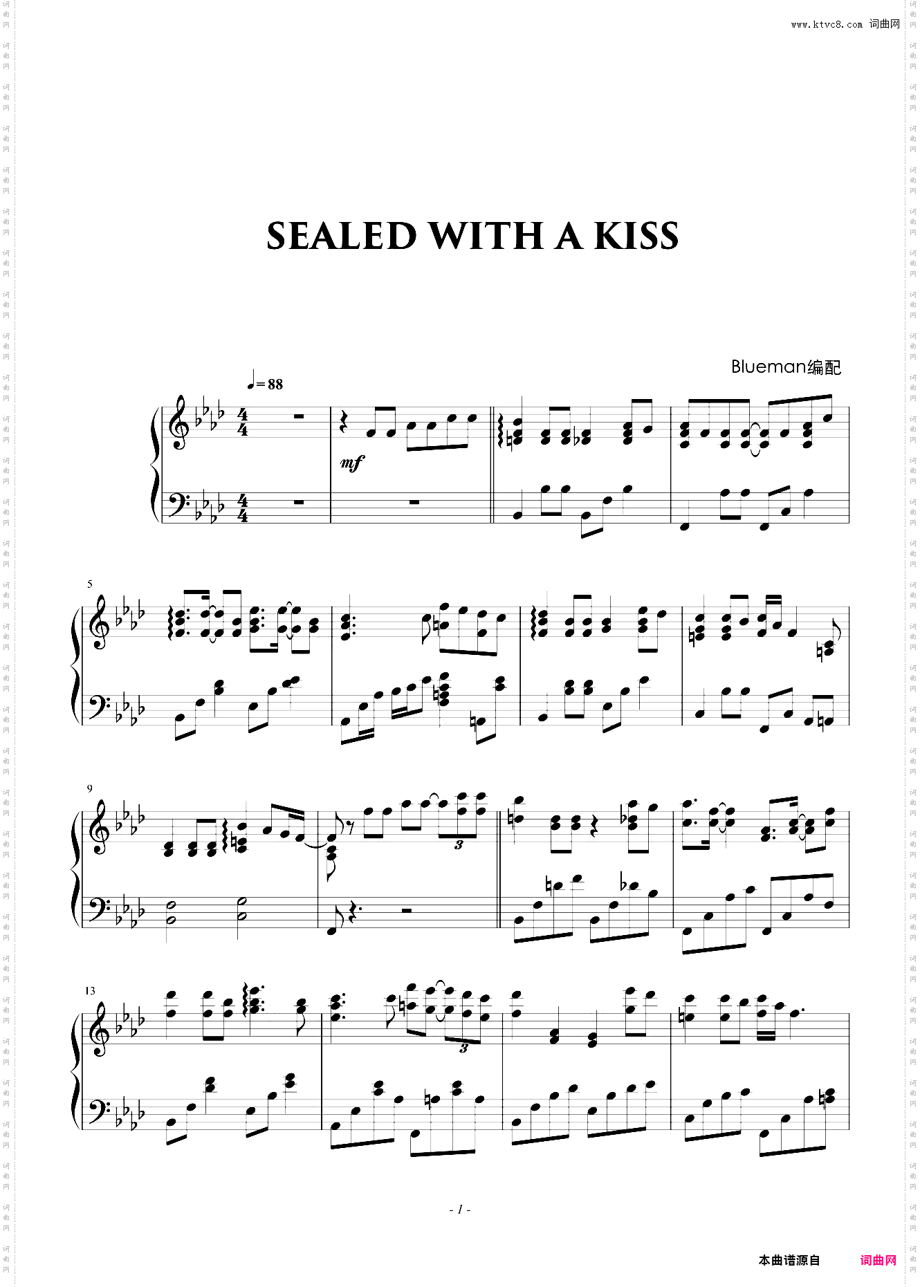 Sealed with a Kiss - 以吻封缄