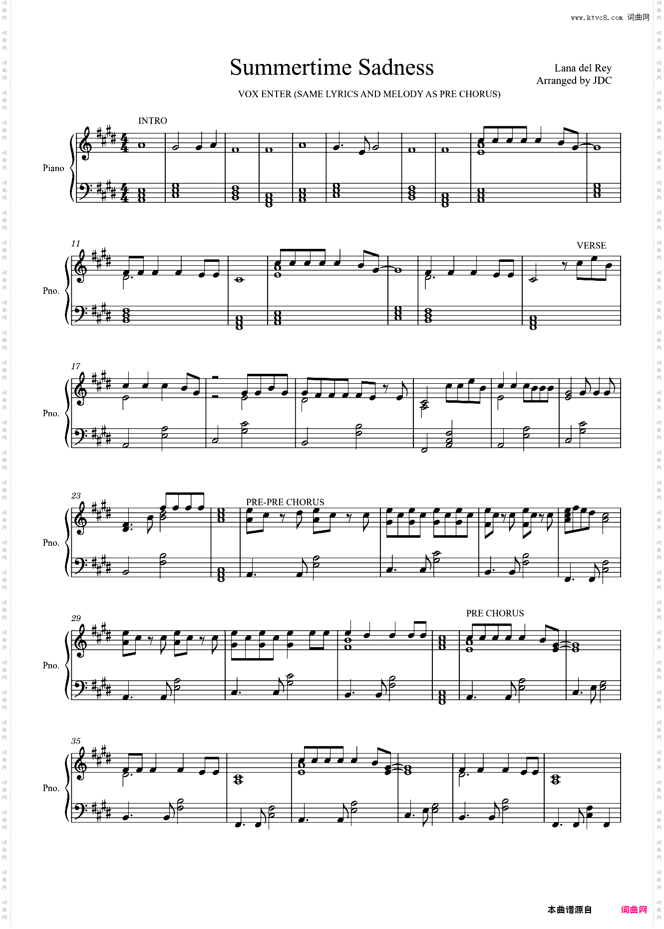 Summertime Sadness-Lana del Rey