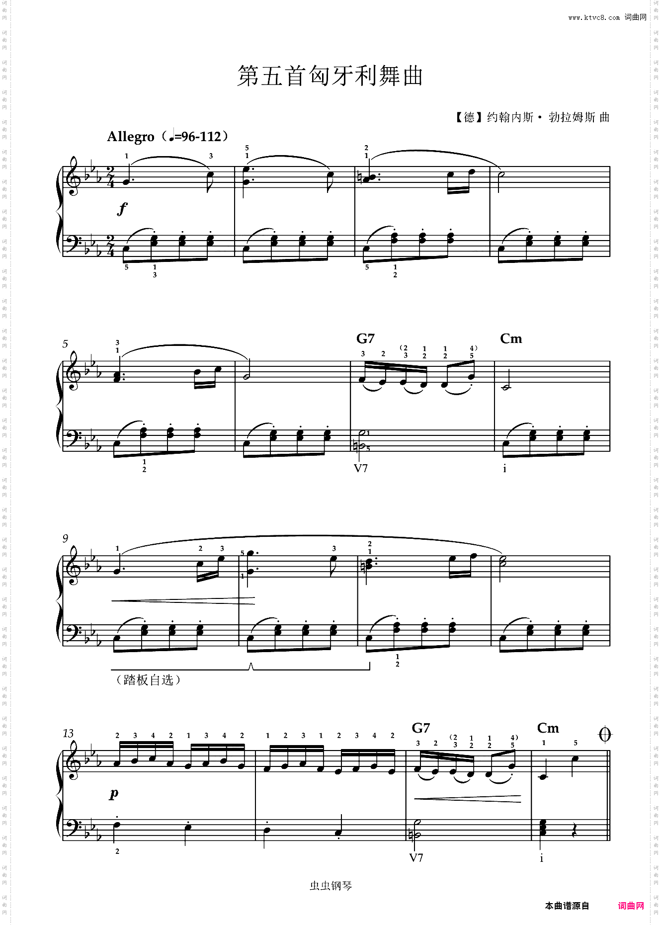 第五首匈牙利舞曲