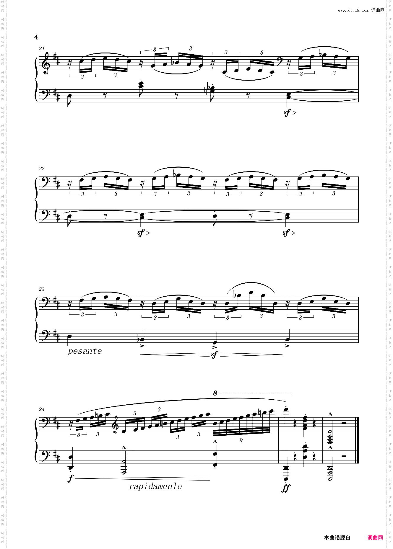 纺织歌 18首钢琴练习曲op·109